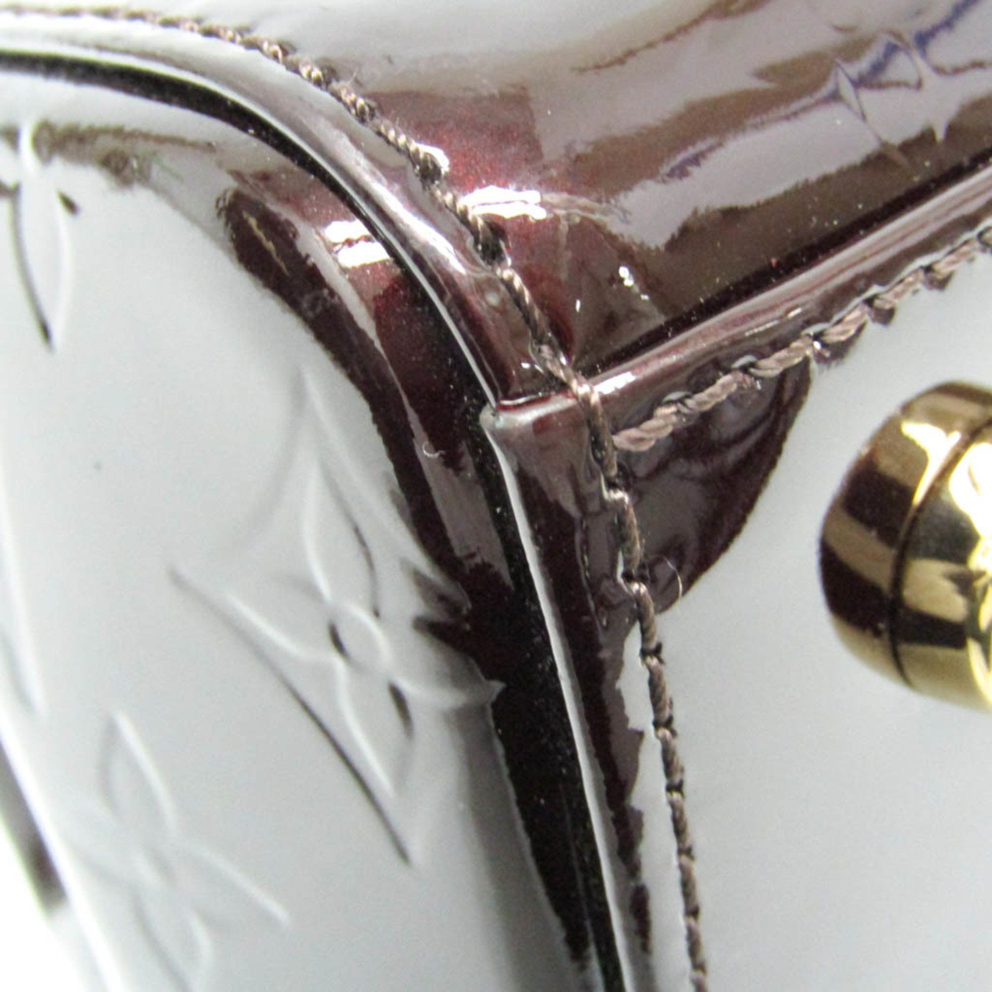 Louis Vuitton Blair Burgundy Patent Leather Handbag (Pre-Owned) Size ONE SIZE - 5 Thumbnail