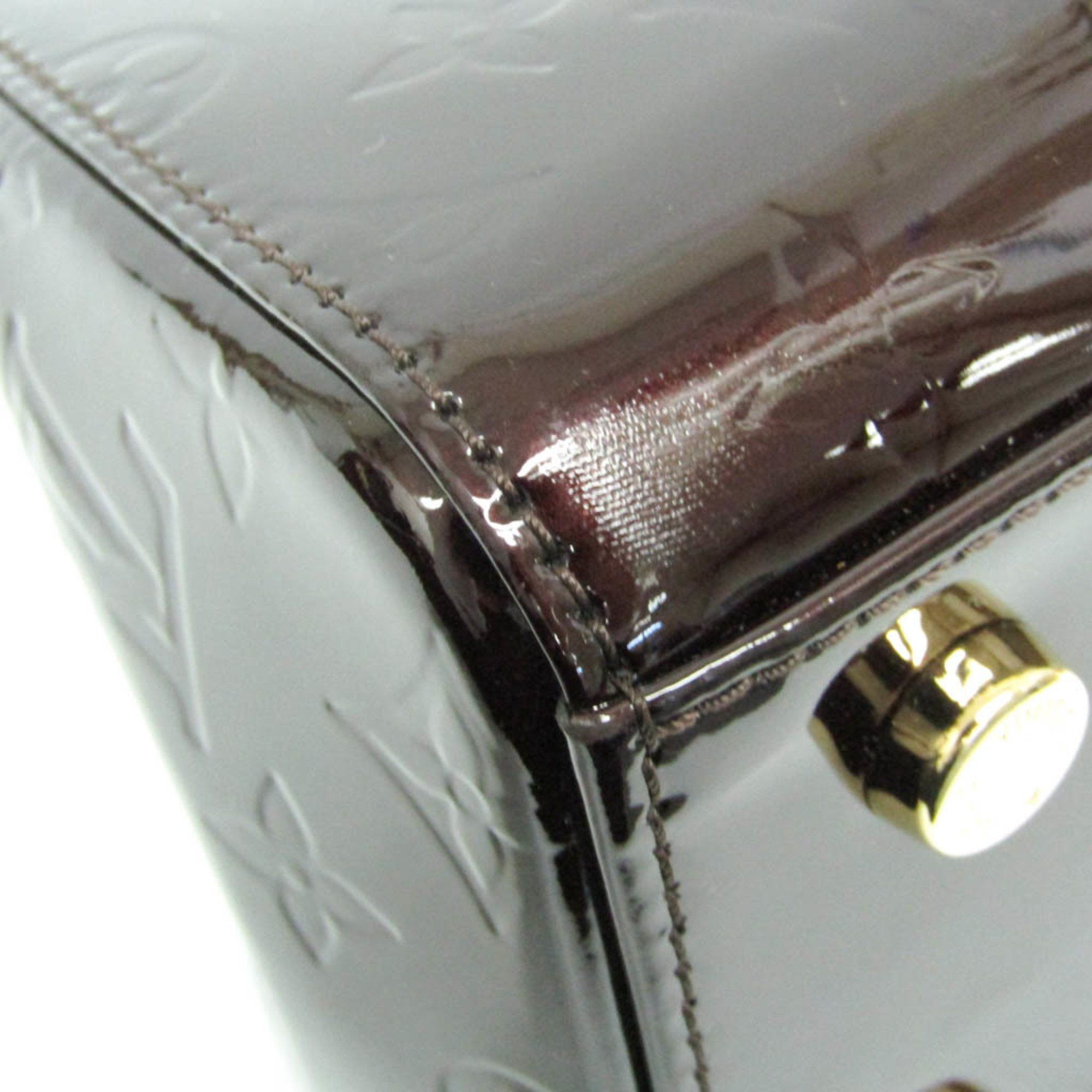 Louis Vuitton Blair Burgundy Patent Leather Handbag (Pre-Owned) Size ONE SIZE - 6 Thumbnail
