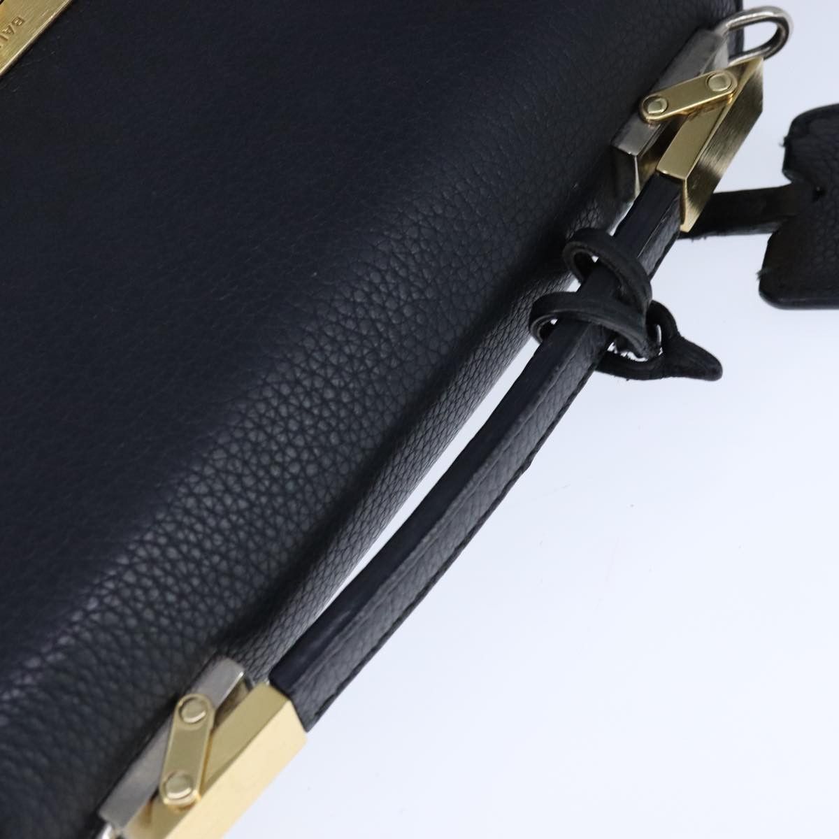 Balenciaga Le Dix Black Leather Handbag (Pre-Owned) Size ONE SIZE - 5 Thumbnail