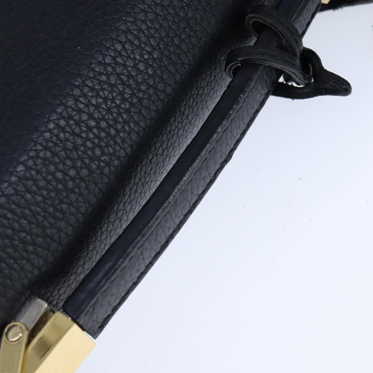 Balenciaga Le Dix Black Leather Handbag (Pre-Owned) Size ONE SIZE - 6 Thumbnail