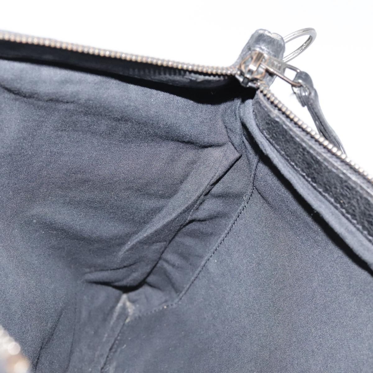 Balenciaga Clip Black Leather Clutch Bag (Pre-Owned) Size ONE SIZE - 15 Thumbnail