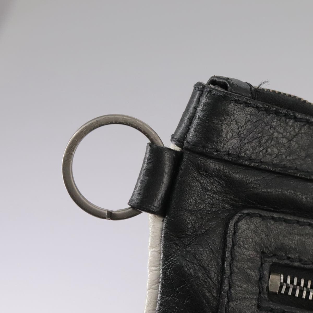 Balenciaga Clip Black Leather Clutch Bag (Pre-Owned) Size ONE SIZE - 11 Thumbnail