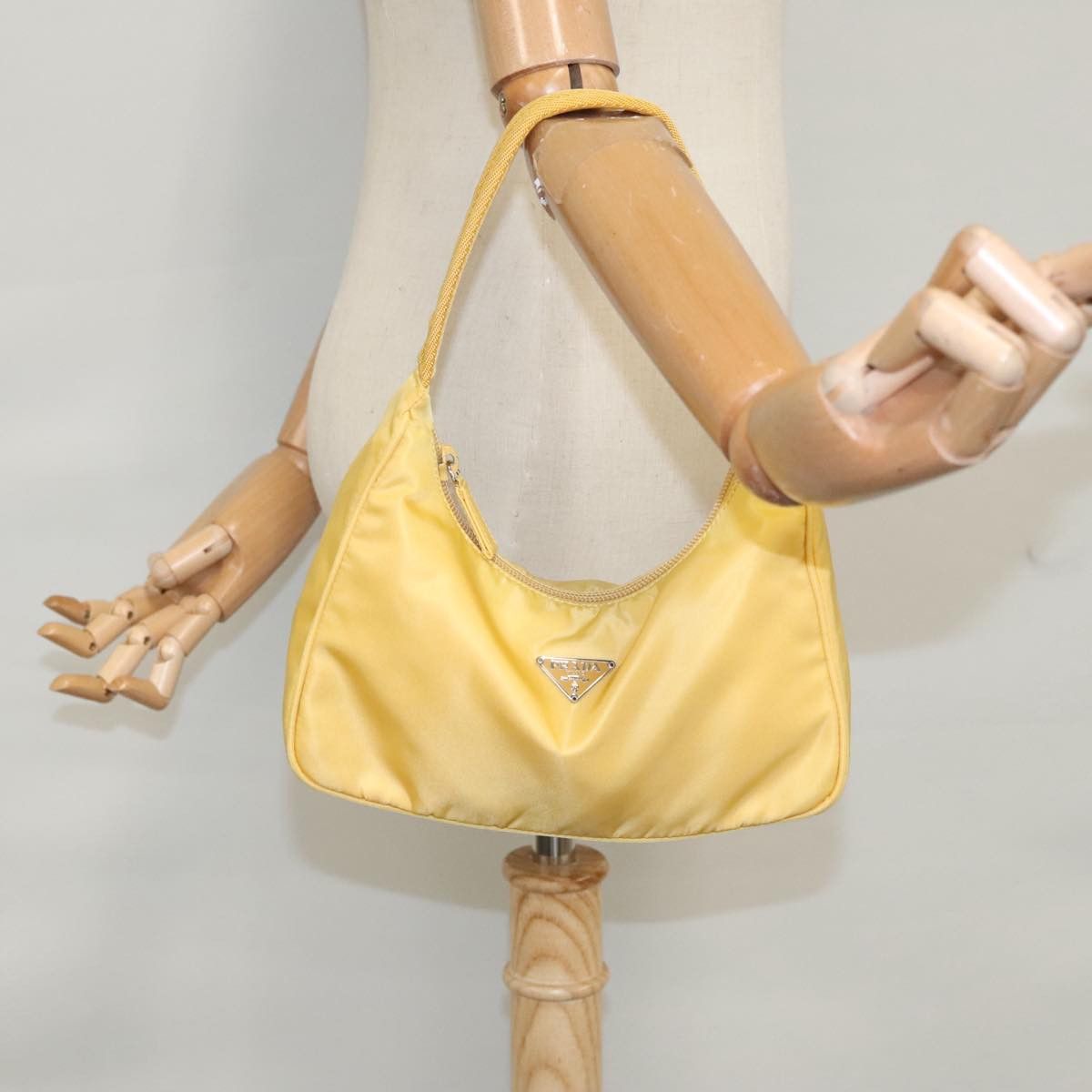 Prada Re-Edition Yellow Synthetic Handbag (Pre-Owned) Size ONE SIZE - 20 Thumbnail