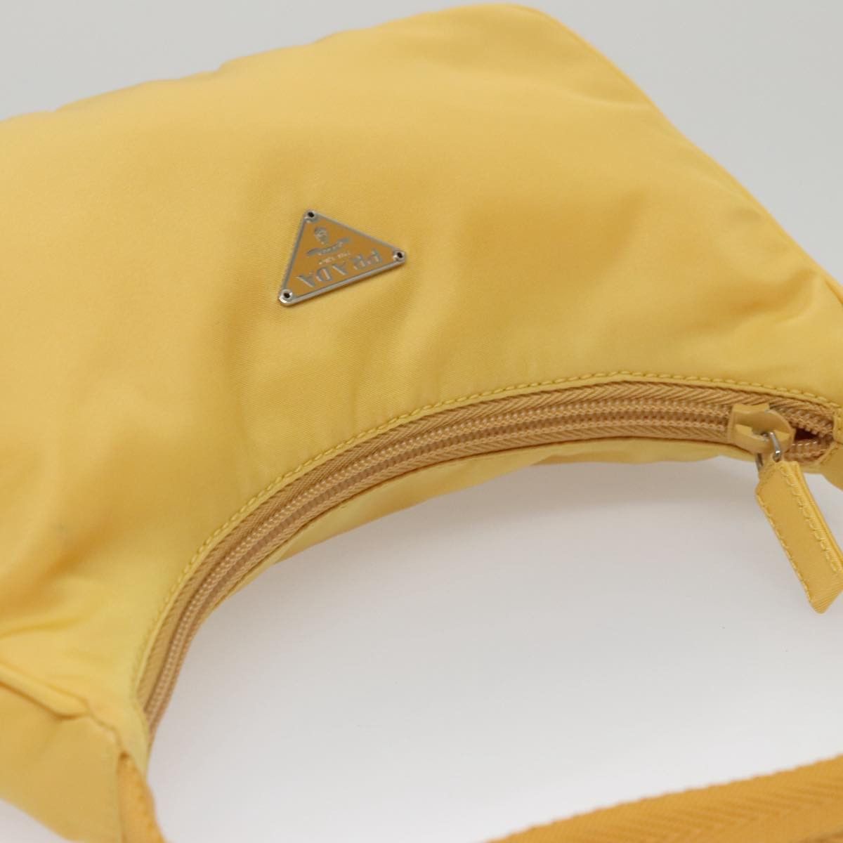 Prada Re-Edition Yellow Synthetic Handbag (Pre-Owned) Size ONE SIZE - 5 Thumbnail