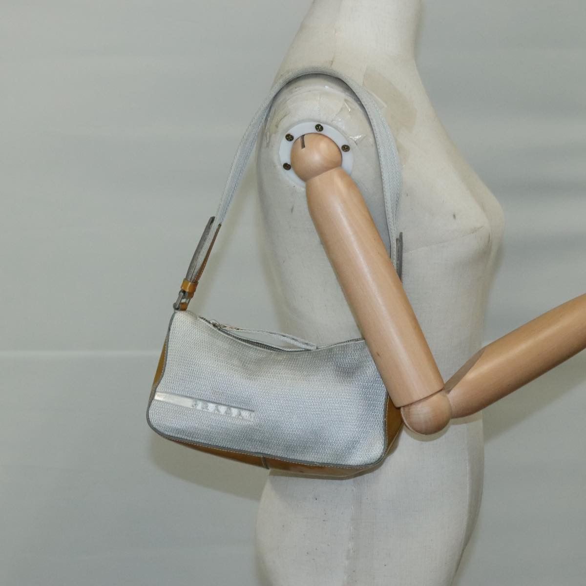 Prada Sports Grey Synthetic Shoulder Bag (Pre-Owned) Size ONE SIZE - 16 Thumbnail