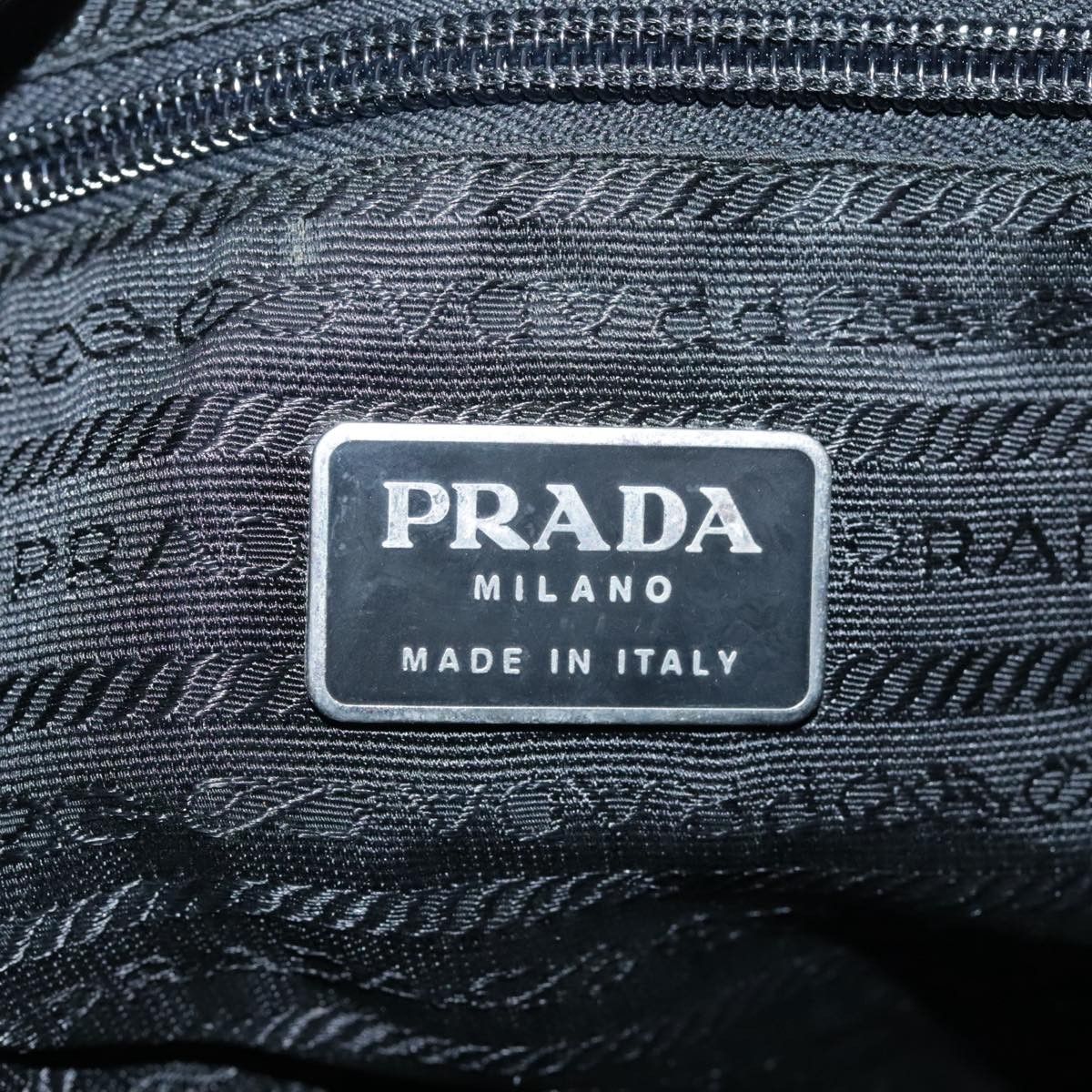 Prada Black Synthetic Shoulder Bag (Pre-Owned) Size ONE SIZE - 11 Thumbnail