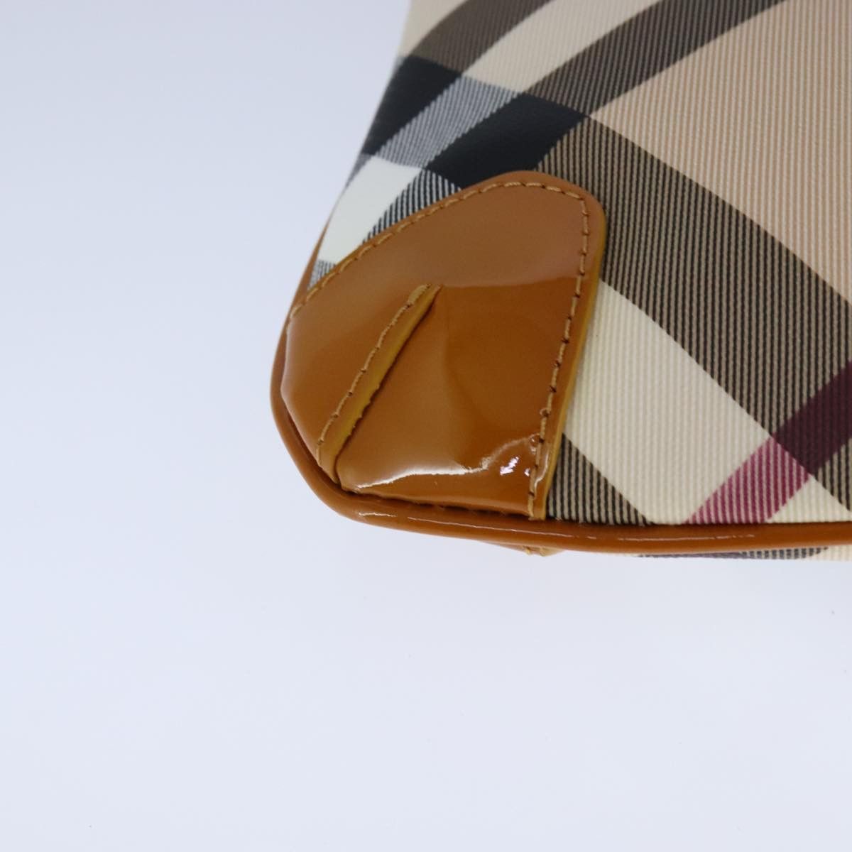 Burberry Nova Check Beige Canvas Clutch Bag (Pre-Owned) Size ONE SIZE - 16 Thumbnail