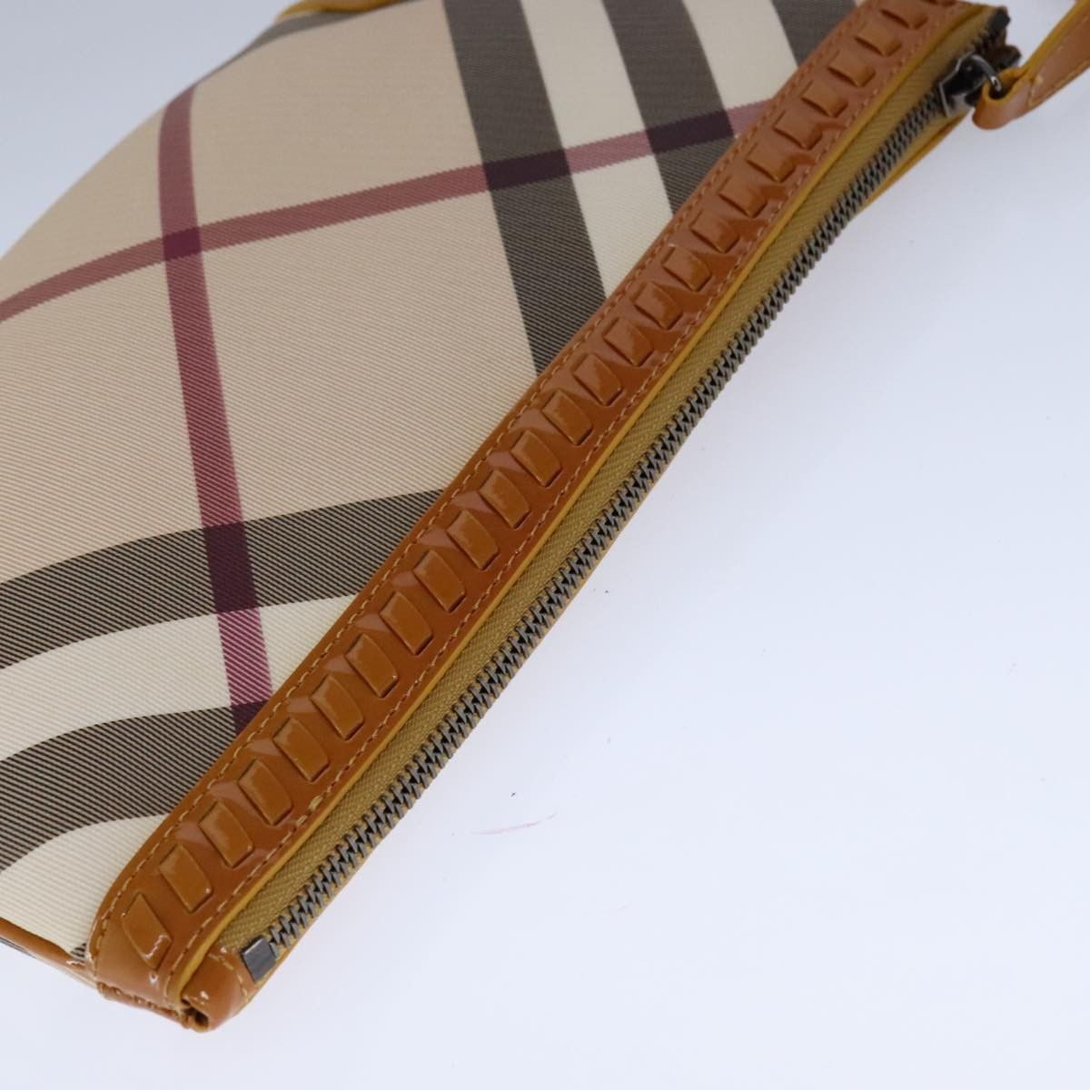 Burberry Nova Check Beige Canvas Clutch Bag (Pre-Owned) Size ONE SIZE - 14 Thumbnail