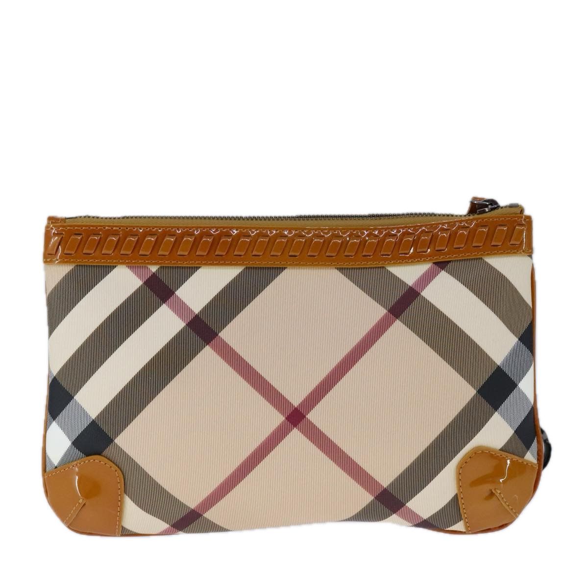 Burberry Nova Check Beige Canvas Clutch Bag (Pre-Owned) Size ONE SIZE - 2 Thumbnail