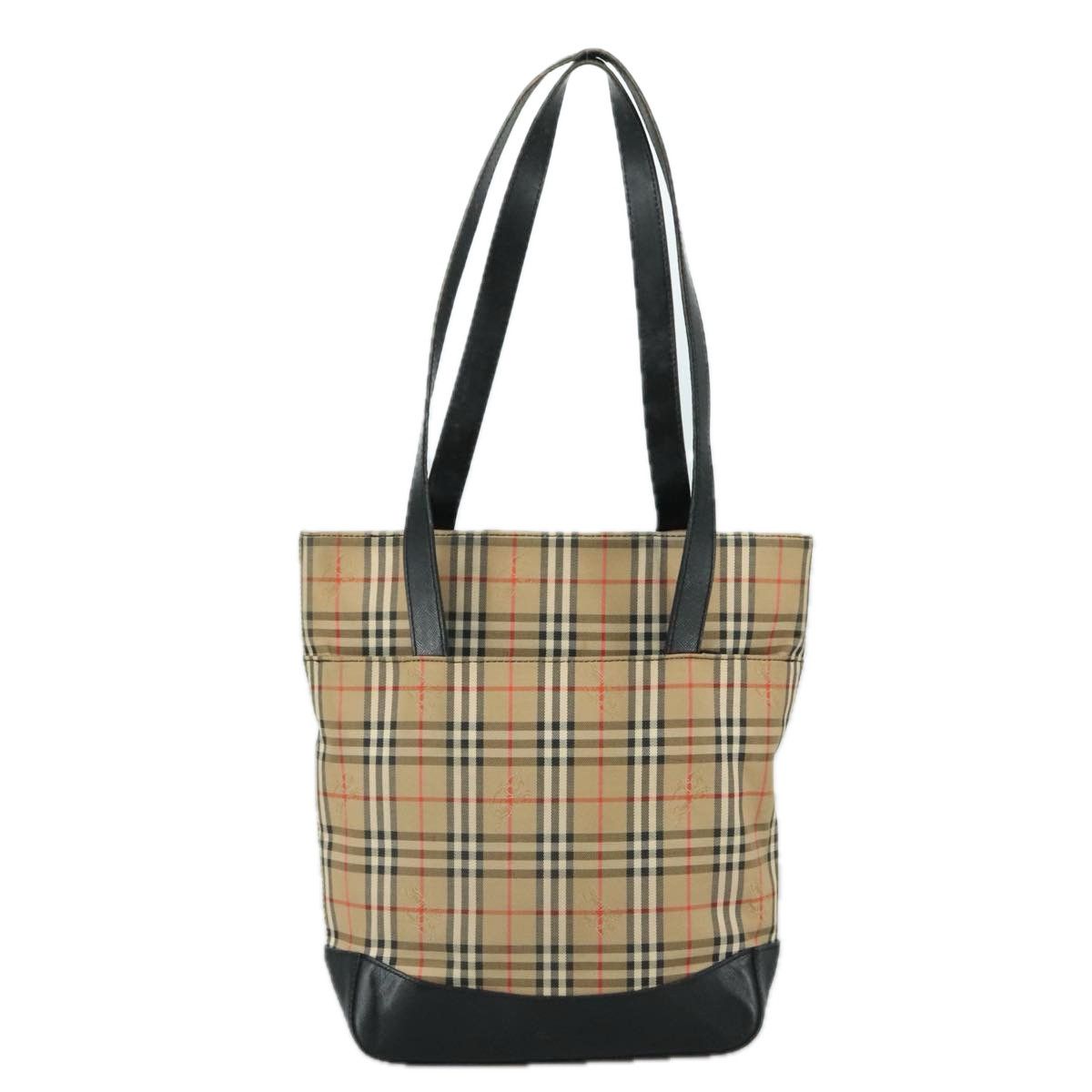 Burberry Nova Check Beige Canvas Tote Bag (Pre-Owned) Size ONE SIZE - 2 Thumbnail