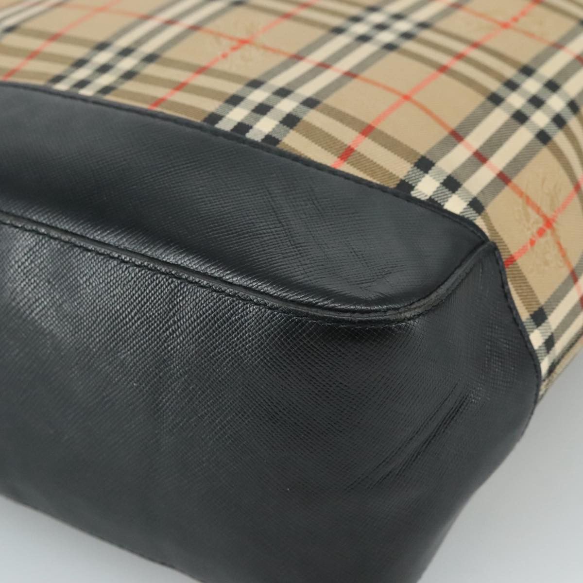 Burberry Nova Check Beige Canvas Tote Bag (Pre-Owned) Size ONE SIZE - 16 Thumbnail