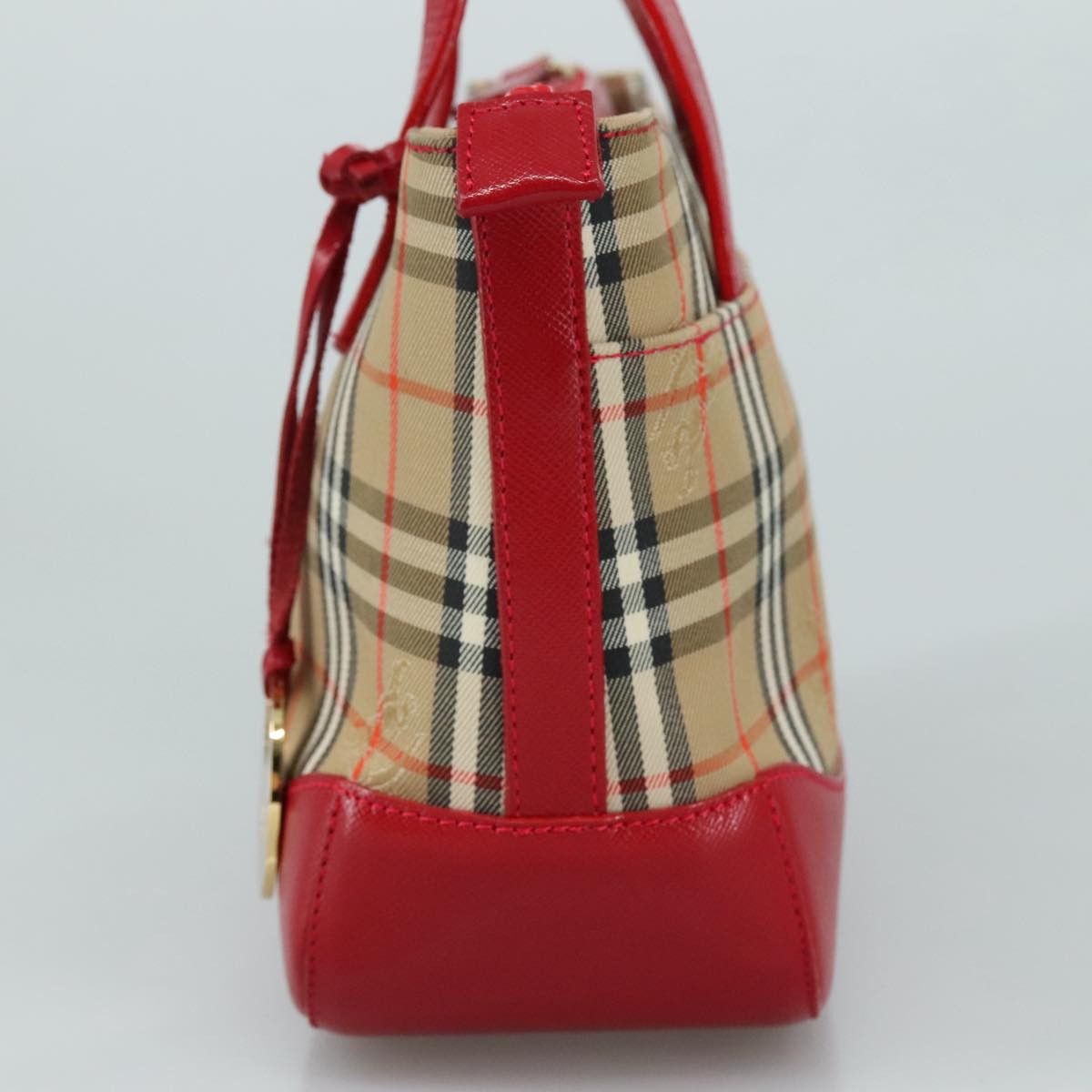 Burberry Nova Check Beige Canvas Handbag (Pre-Owned) Size ONE SIZE - 13 Thumbnail