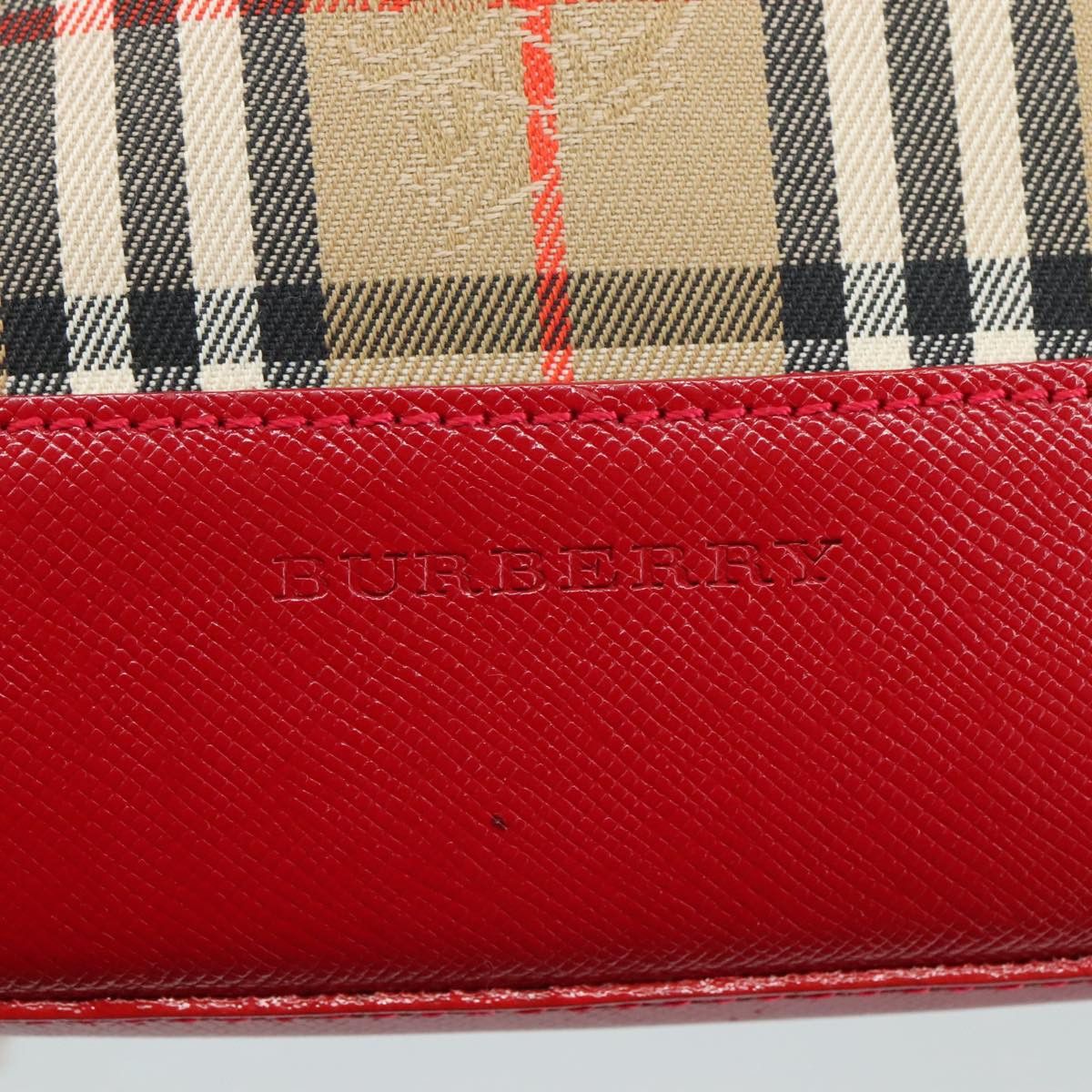 Burberry Nova Check Beige Canvas Handbag (Pre-Owned) Size ONE SIZE - 9 Thumbnail