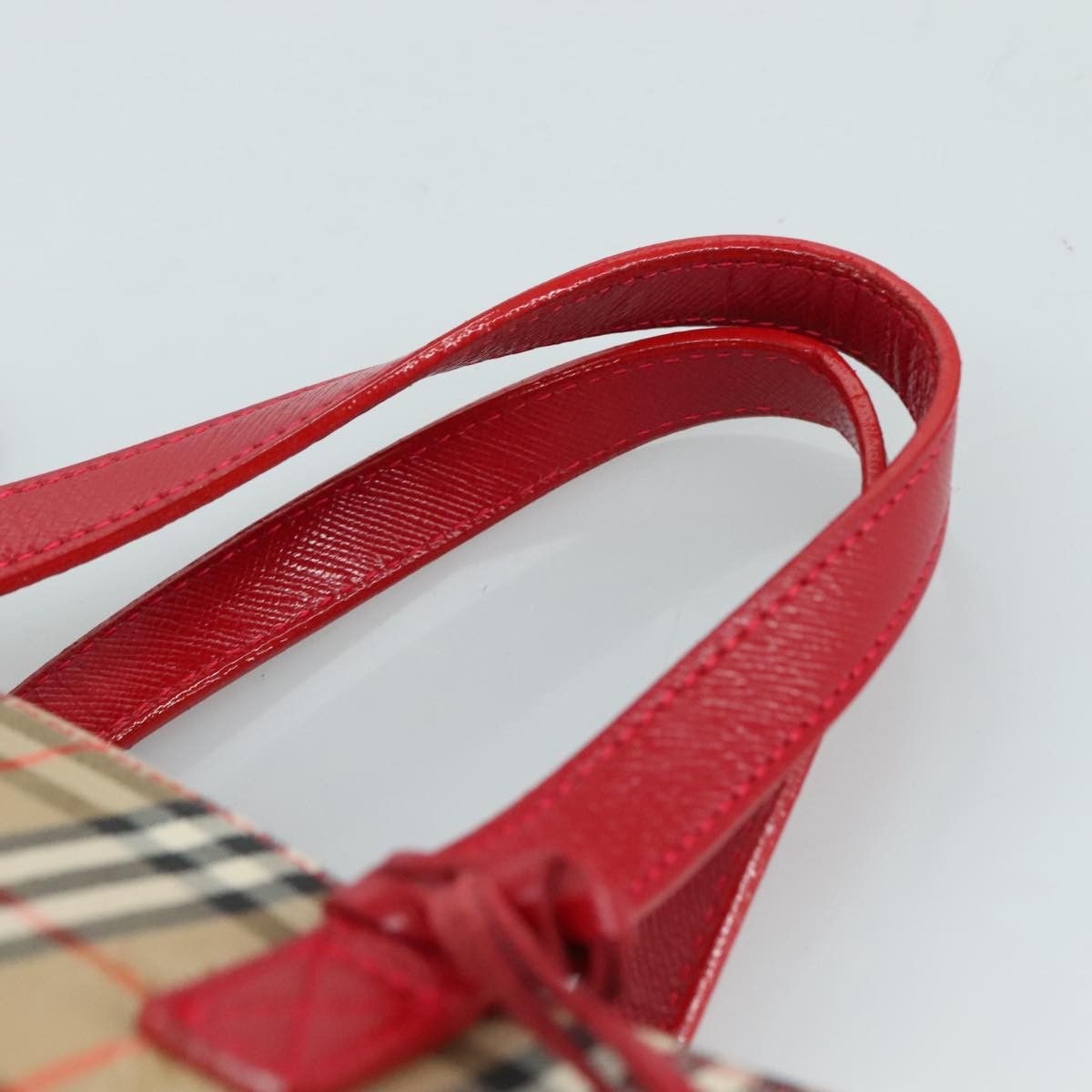 Burberry Nova Check Beige Canvas Handbag (Pre-Owned) Size ONE SIZE - 15 Thumbnail