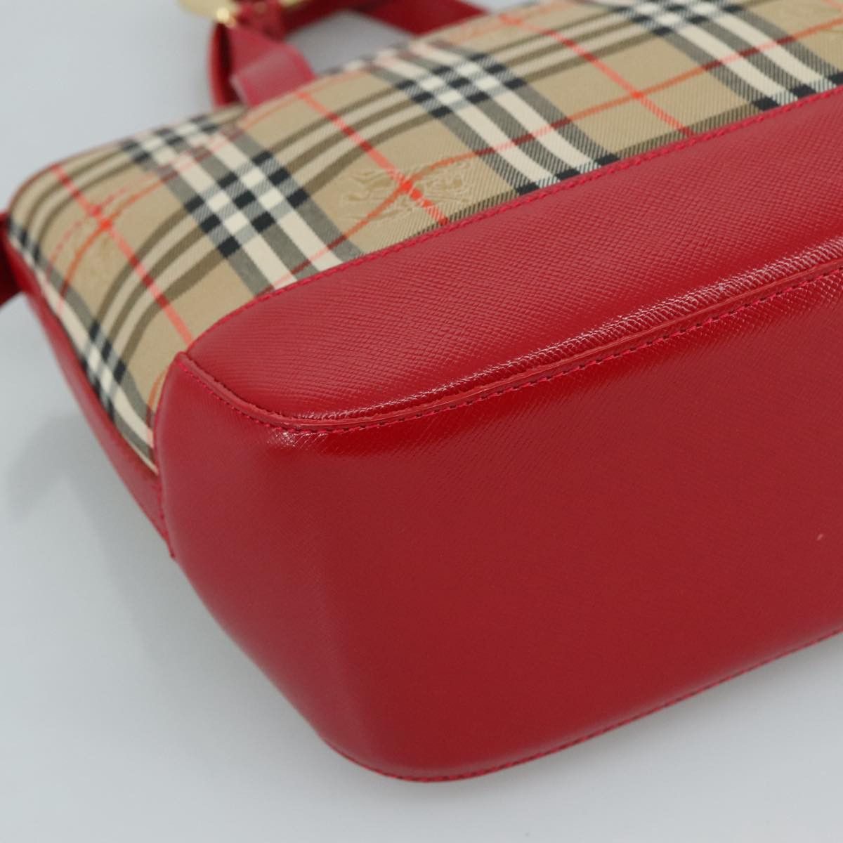 Burberry Nova Check Beige Canvas Handbag (Pre-Owned) Size ONE SIZE - 18 Thumbnail