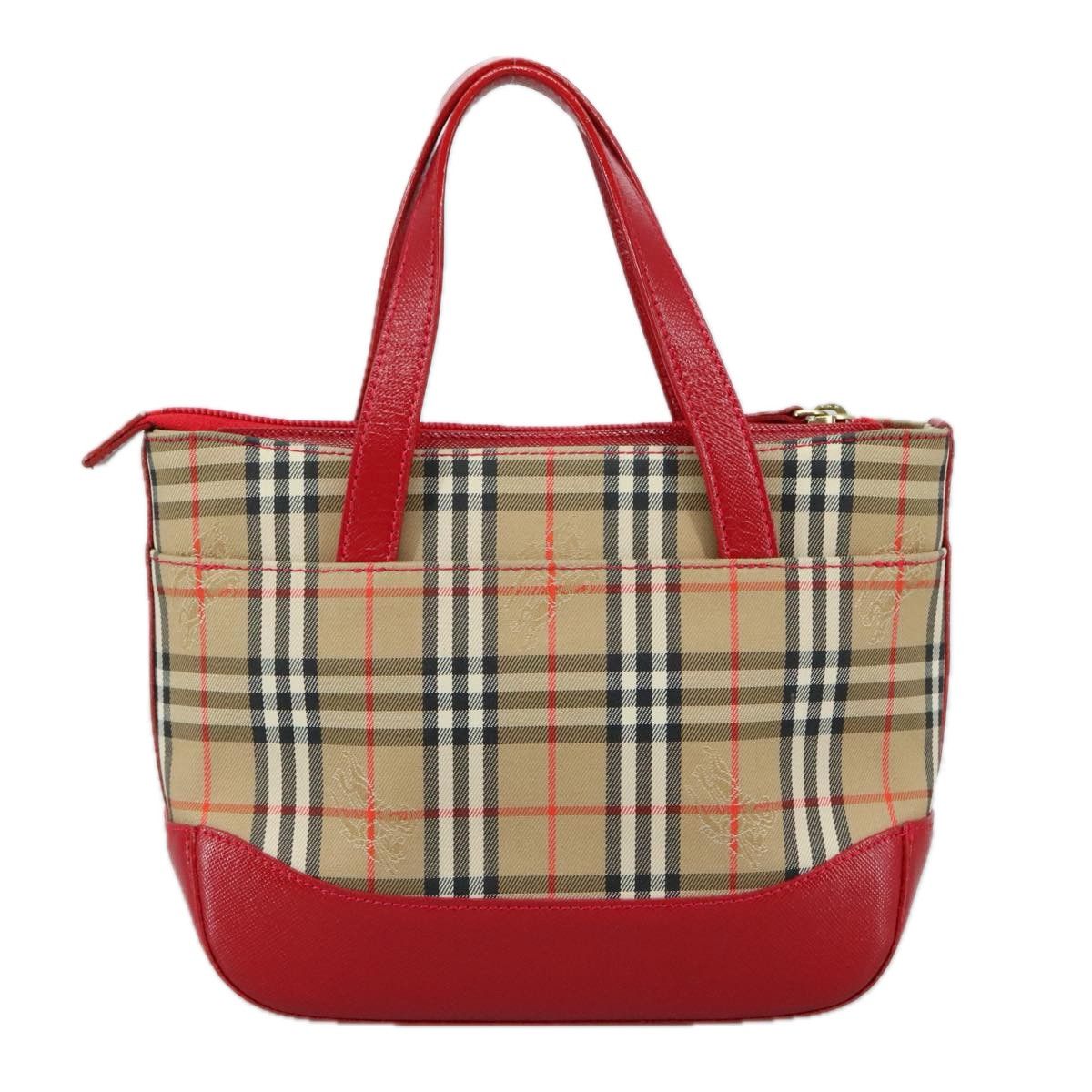 Burberry Nova Check Beige Canvas Handbag (Pre-Owned) Size ONE SIZE - 2 Thumbnail