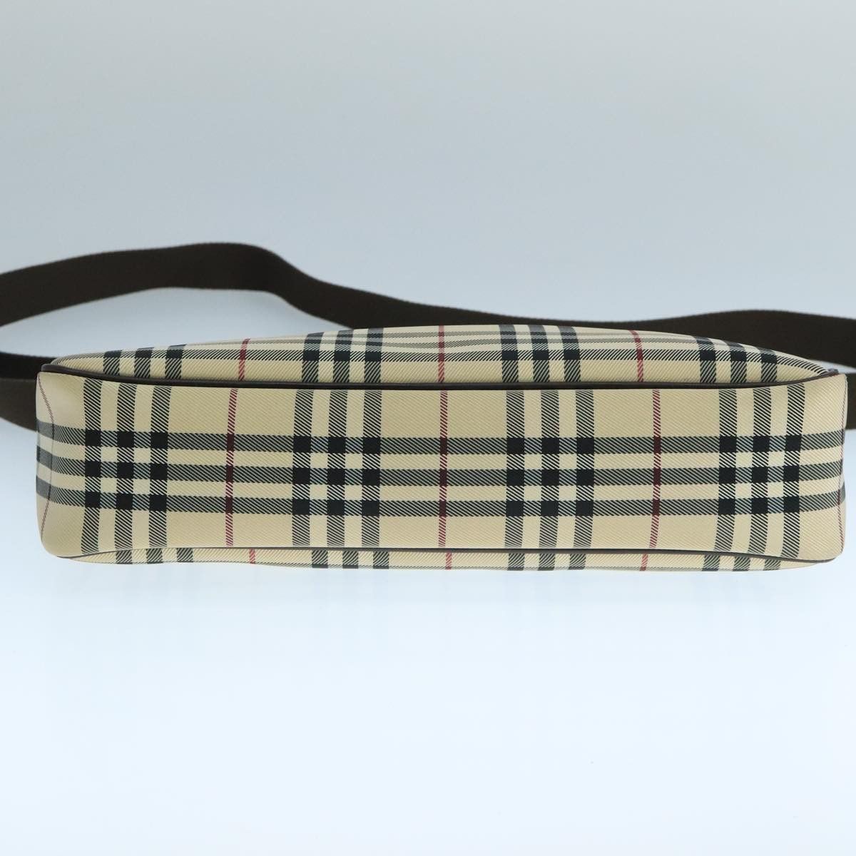 Burberry Nova Check Beige Canvas Shoulder Bag (Pre-Owned) Size ONE SIZE - 5 Thumbnail