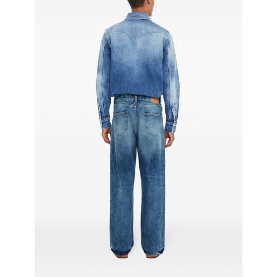 Alanui ALANUI Men Denim Pants LMYA013R25DE N001 4500 BLUE Size US 32 / EU 48 - 5 Thumbnail