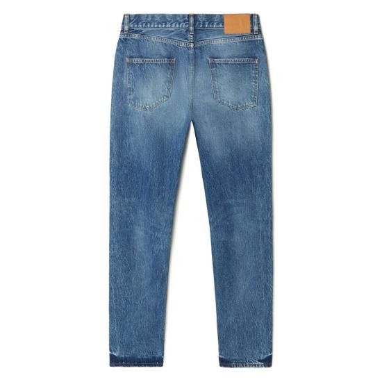 Alanui ALANUI Men Denim Pants LMYA013R25DE N001 4500 BLUE Size US 32 / EU 48 - 2 Thumbnail