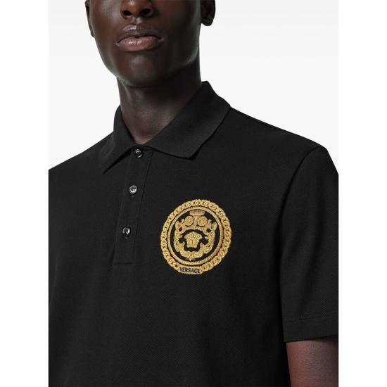 Versace VERSACE Men Polo Shirts 1A13413 1013906 1B000 BLACK Size US M / EU 48-50 / 2 - 5 Thumbnail