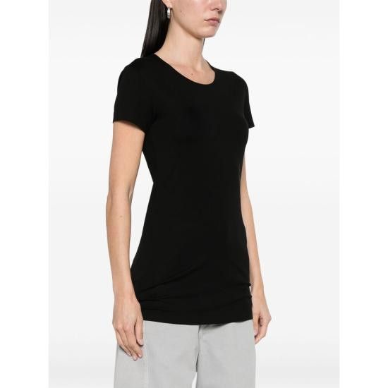 Tシャツ・カットソー LEMAIRE Woman T-Shirt Black TO1352LJ1018 BK999 Lemaire Rib T-Shirt Black – Neighbour