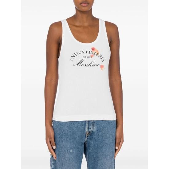Moschino MOSCHINO Women Tops 0545 A1205 4001 WHITE Size S / US 4 / IT 40 - 3 Thumbnail