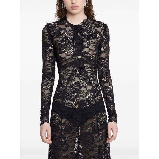 Paco Rabanne PACO RABANNE Women Dresses 24AJR0851 PA0170 P001 BLACK Size XS / US 0-2 / IT 36-38 - 5 Thumbnail