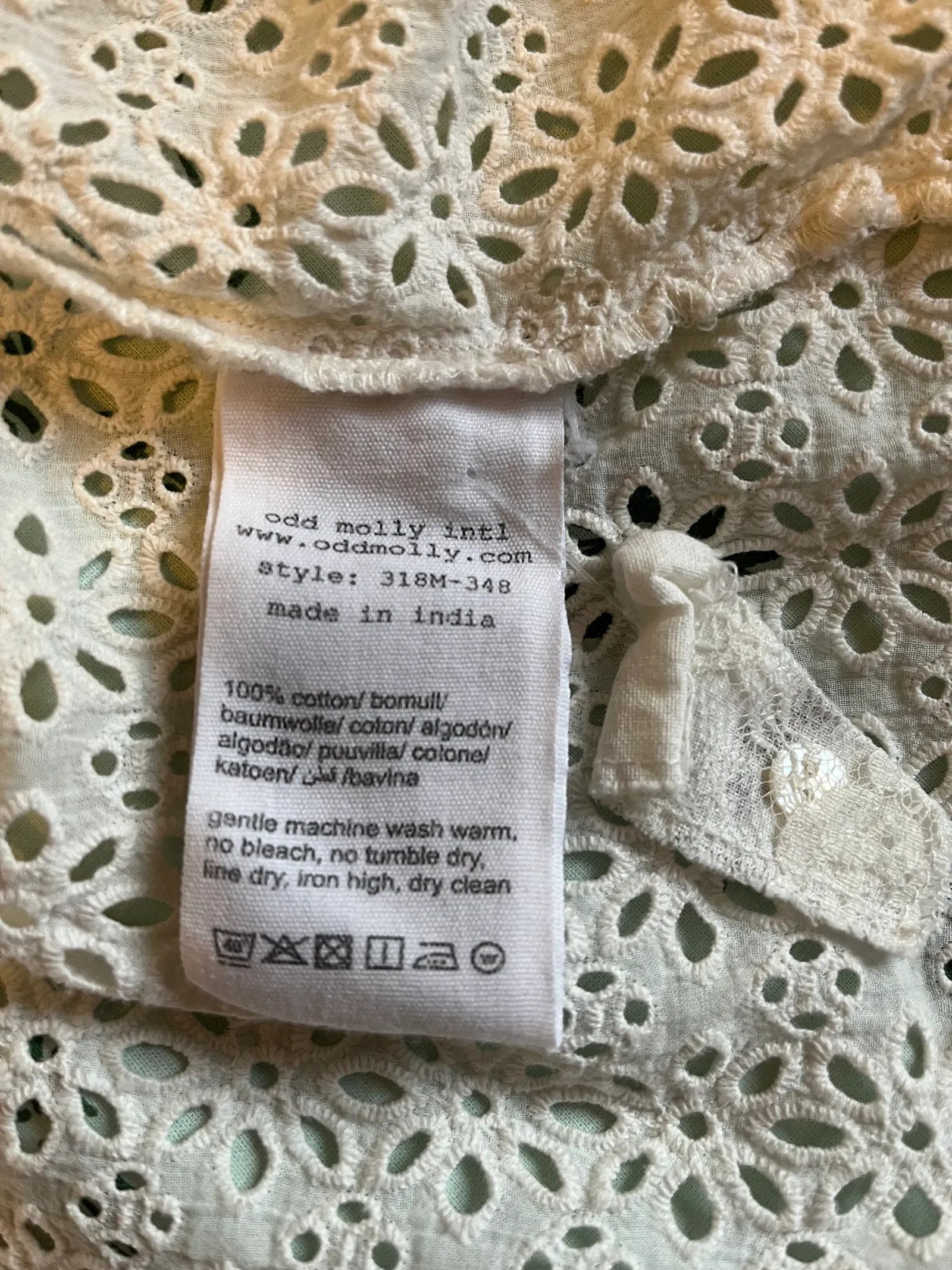 Odd Molly Odd Molly 318M-348 Blouse Size M / US 6-8 / IT 42-44 - 3 Thumbnail