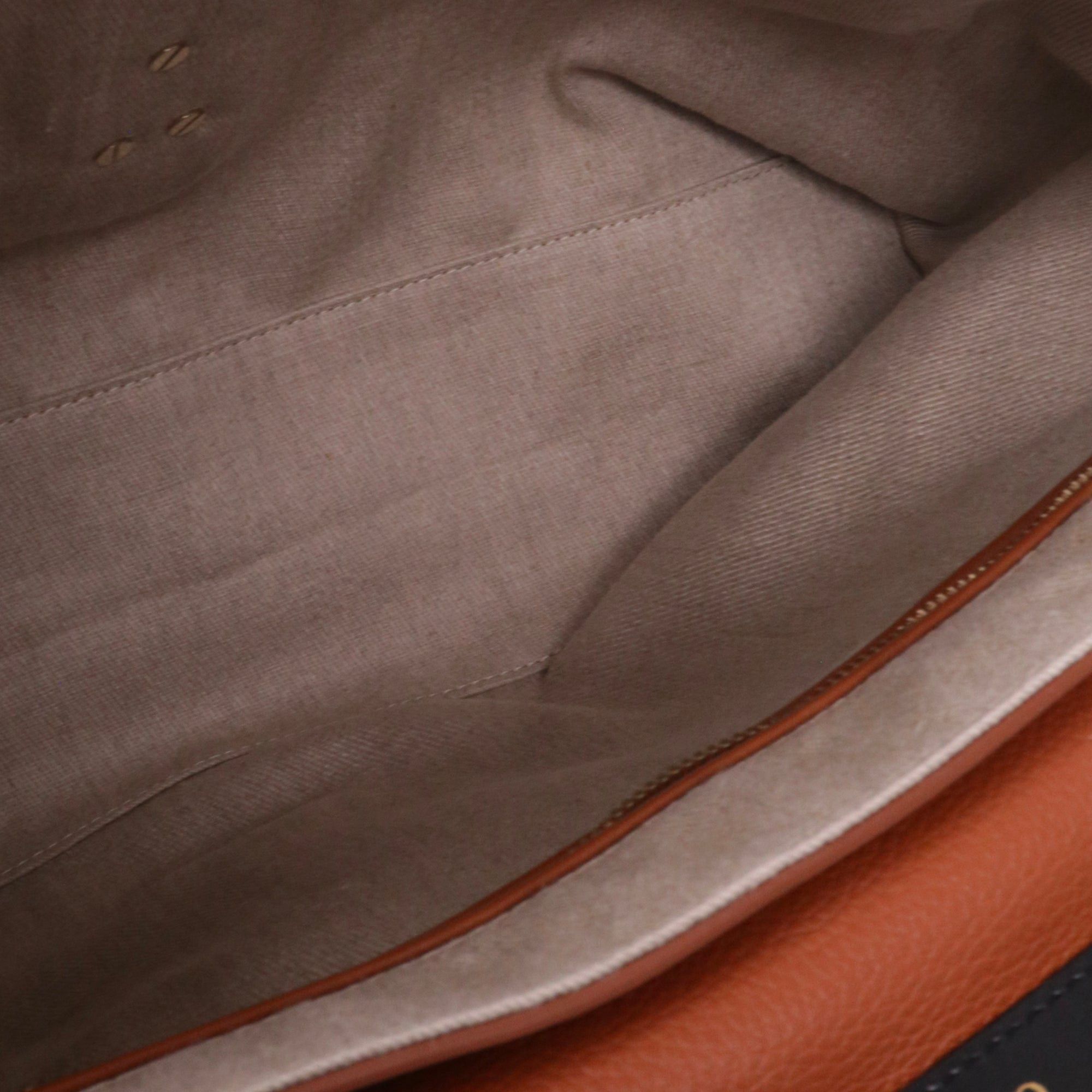 Chloe CHLOÉ - Chloé Pénélope GM shoulder bag in brown grained leather Size ONE SIZE - 7 Thumbnail
