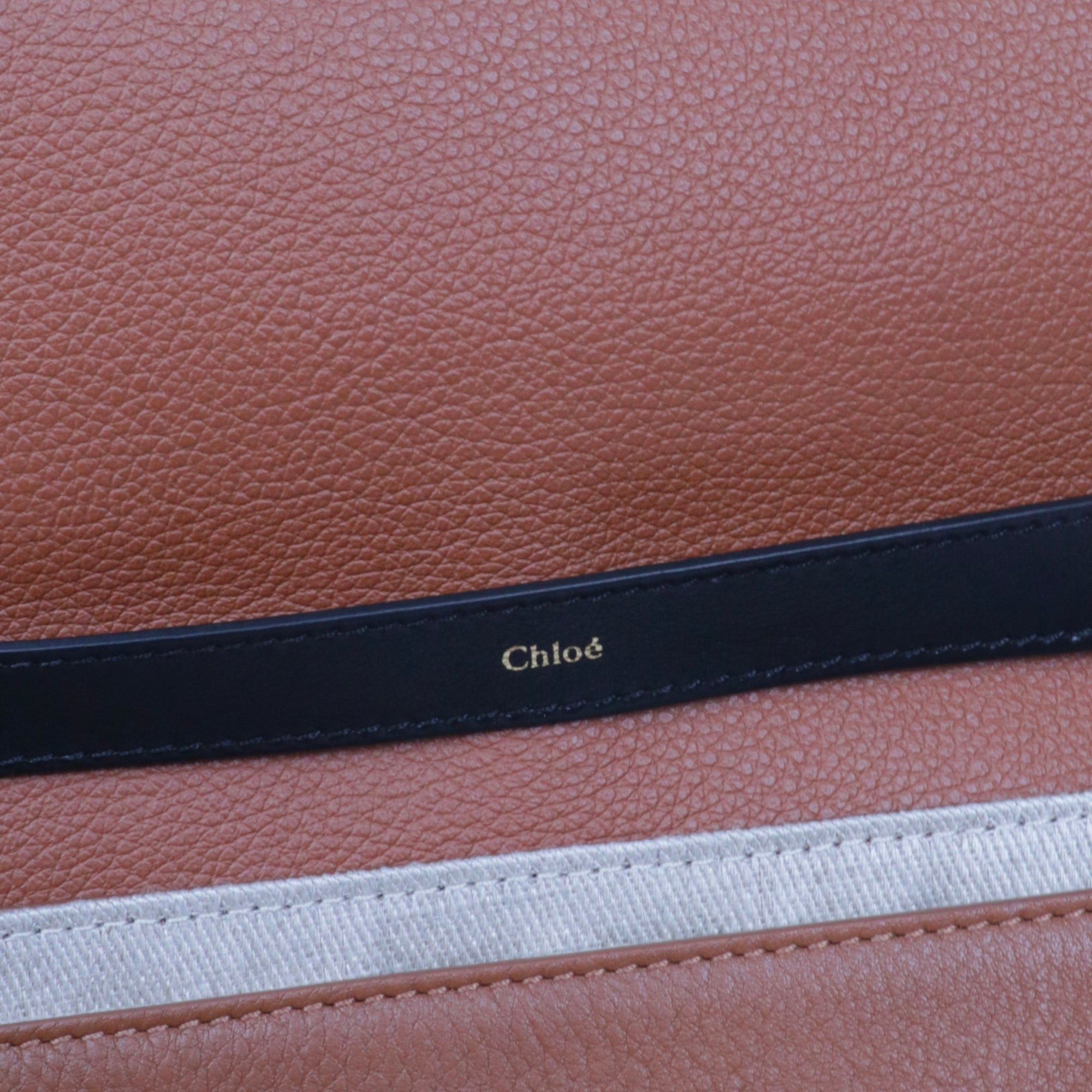 Chloe CHLOÉ - Chloé Pénélope GM shoulder bag in brown grained leather Size ONE SIZE - 6 Thumbnail