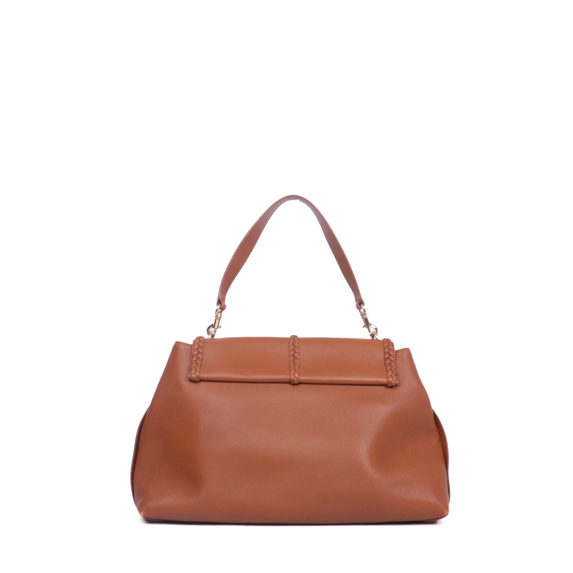 Chloe CHLOÉ - Chloé Pénélope GM shoulder bag in brown grained leather Size ONE SIZE - 3 Thumbnail