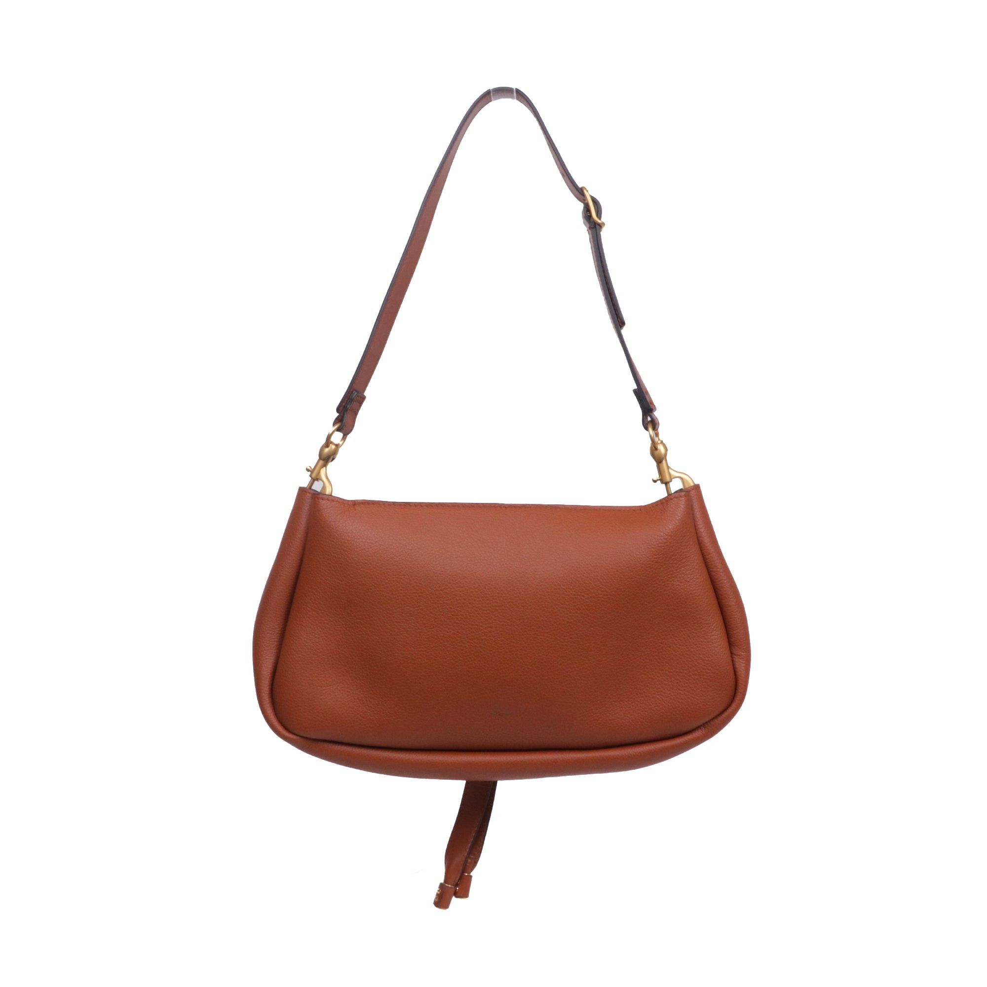 Chloe CHLOÉ - Marcie Chloé shoulder bag in brown grained leather Size ONE SIZE - 3 Thumbnail