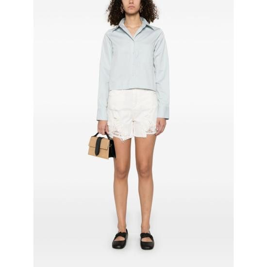 Ermanno Scervino ERMANNO SCERVINO Women Shorts & Burmudas D467P323IHRY 14300 WHITE Size 28" / US 6 / IT 42 - 3 Thumbnail