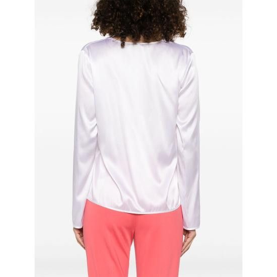 Pinko PINKO Women Blouses 104669 A2JR Z05 WHITE Size M / US 6-8 / IT 42-44 - 4 Thumbnail