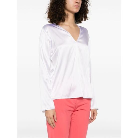 Pinko PINKO Women Blouses 104669 A2JR Z05 WHITE Size M / US 6-8 / IT 42-44 - 3 Thumbnail
