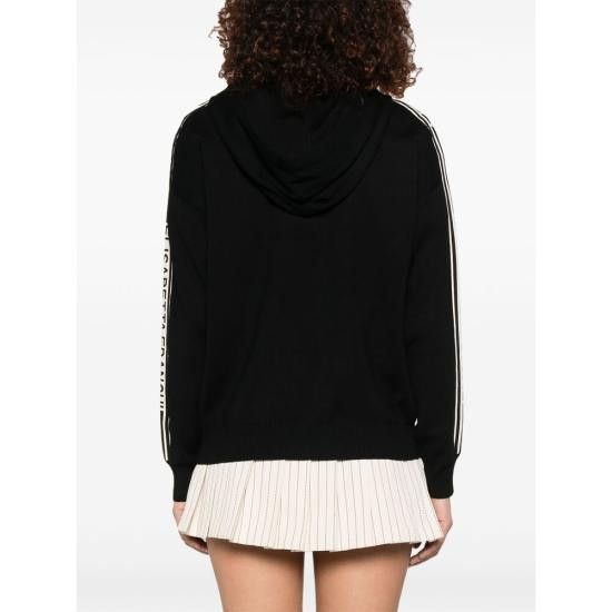 Elisabetta Franchi ELISABETTA FRANCHI Women Hoodies MK34S51E2 685 BLACK Size M / US 6-8 / IT 42-44 - 2 Thumbnail