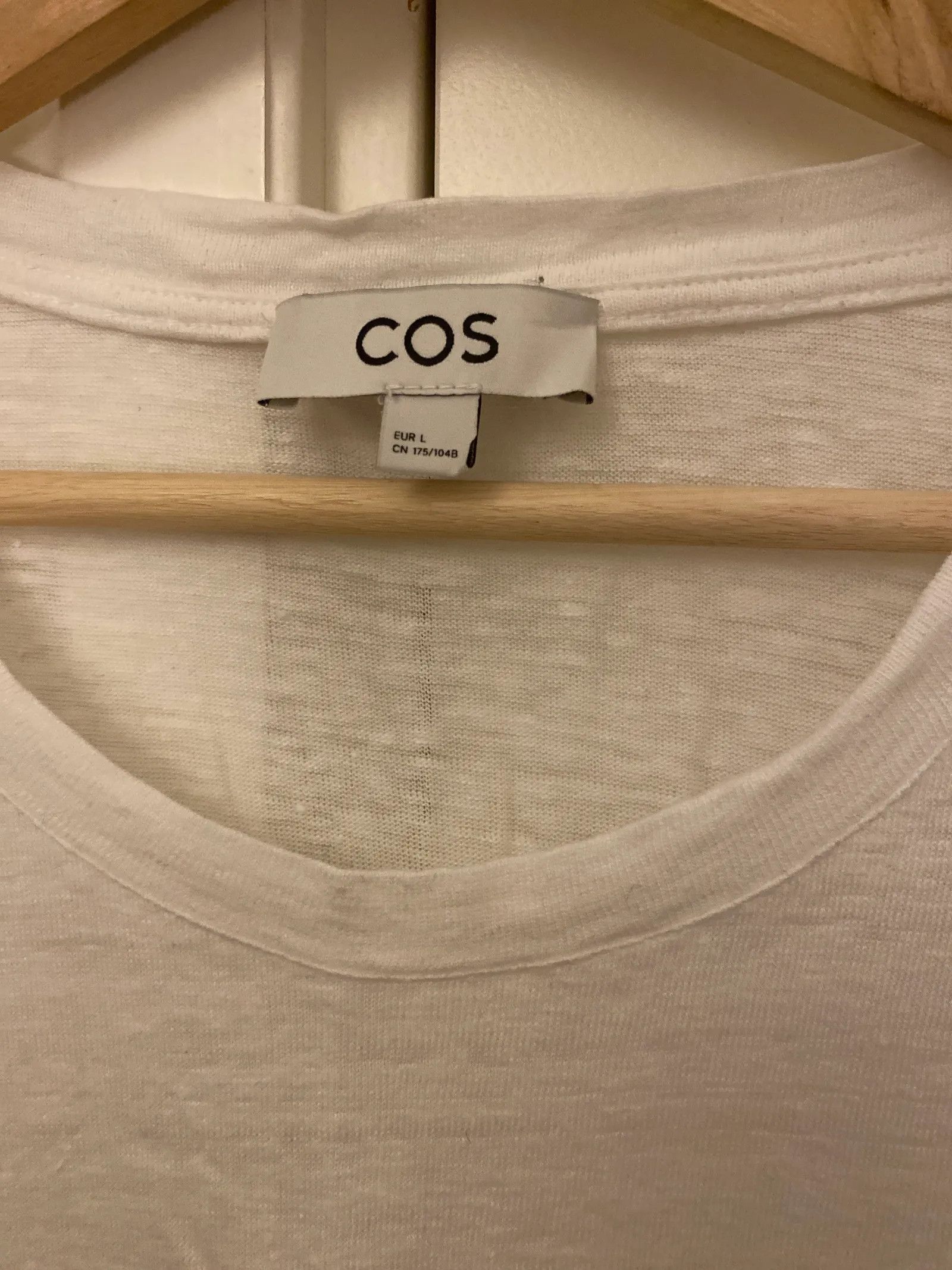 Cos Cos Short Sleeve T-shirt Size L / US 10 / IT 46 - 2 Thumbnail