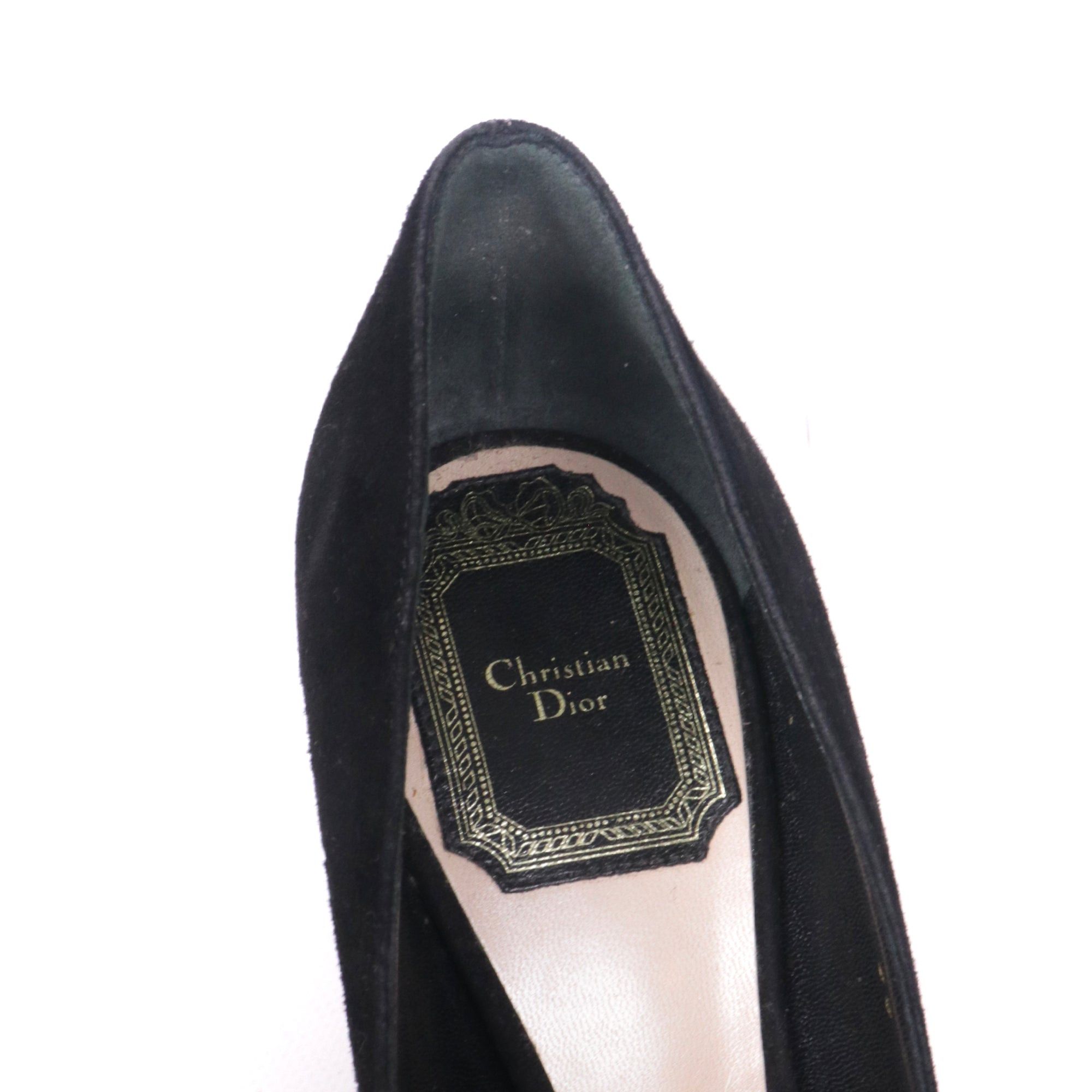 Dior DIOR - Dior pumps in black suede (T36) Size US 5 / IT 35 - 3 Thumbnail