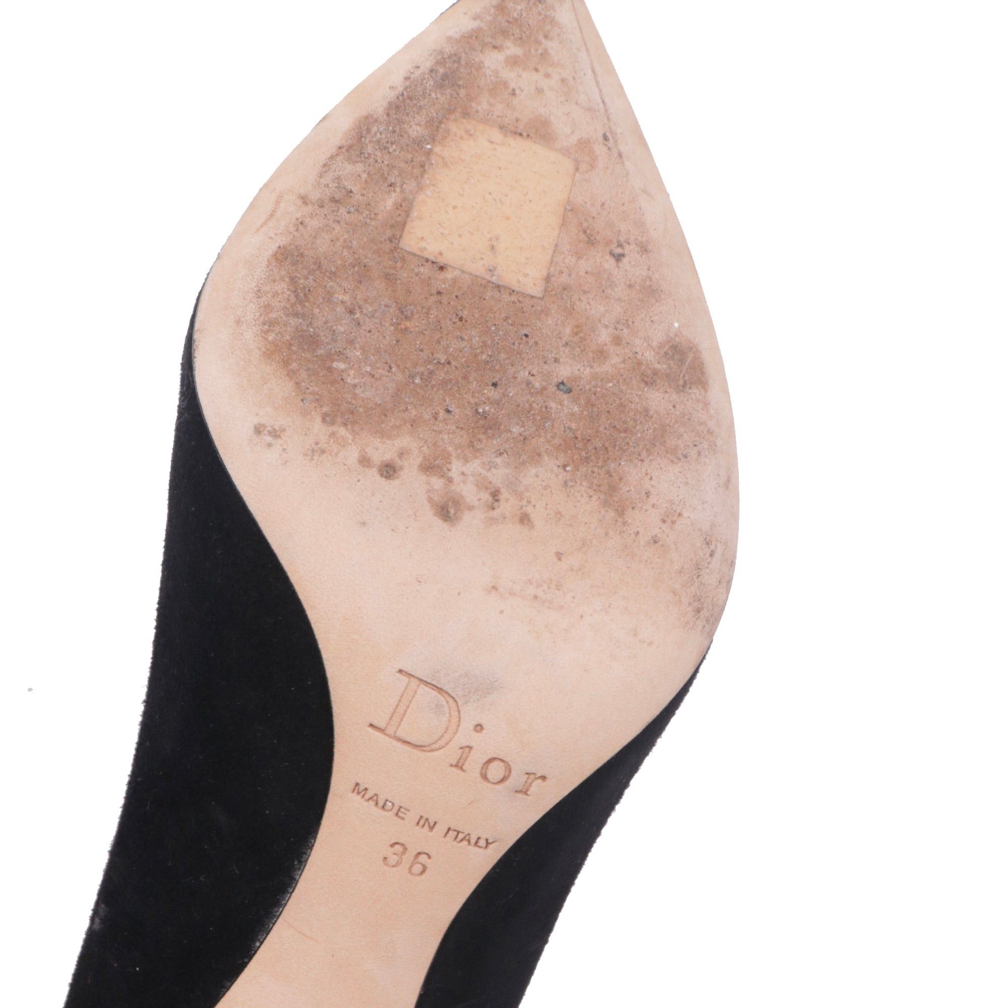 Dior DIOR - Dior pumps in black suede (T36) Size US 5 / IT 35 - 5 Thumbnail