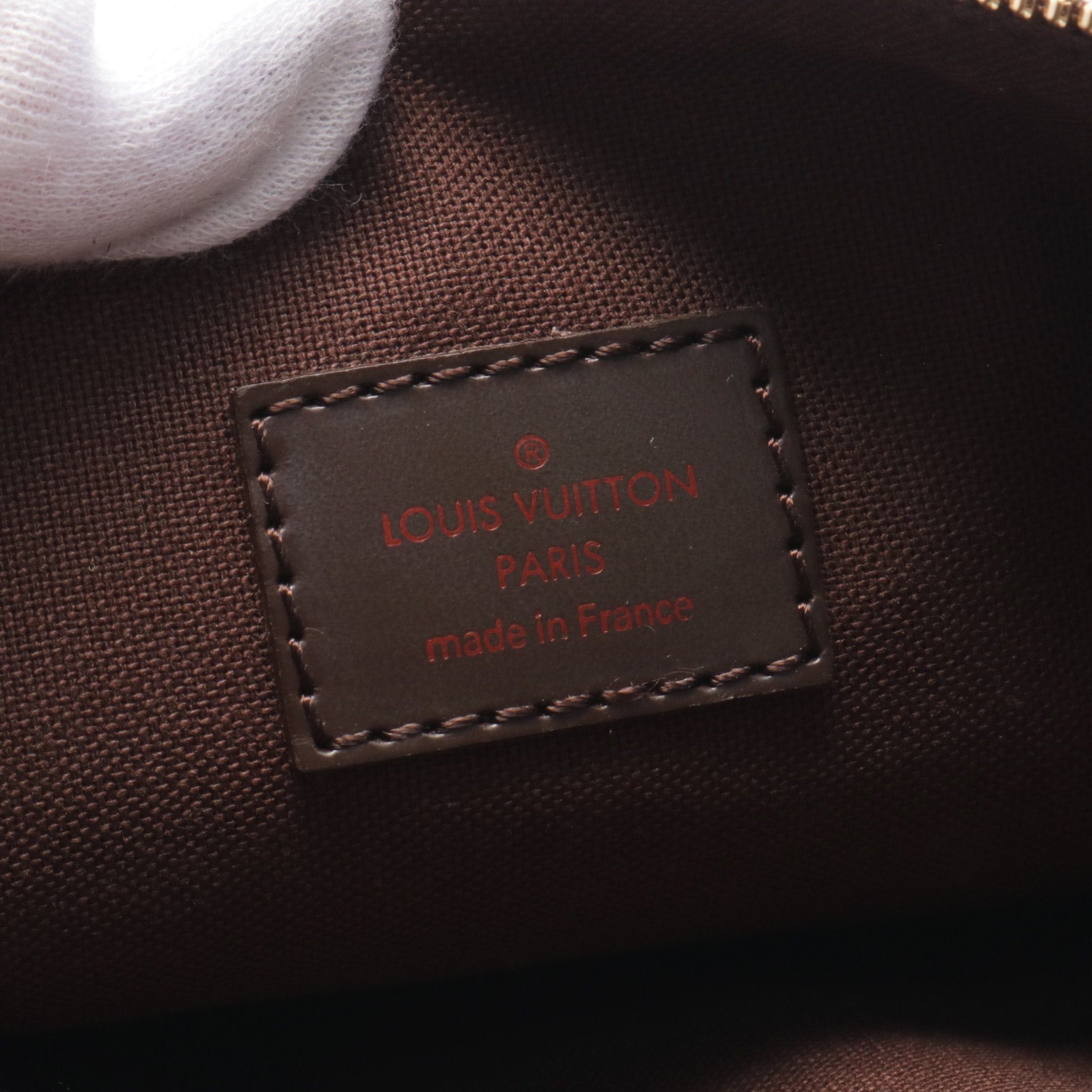 Louis Vuitton Louis Vuitton Pochette Bosforo Damier Ebene Shoulder Bag Leather Brown Size ONE SIZE - 4 Thumbnail