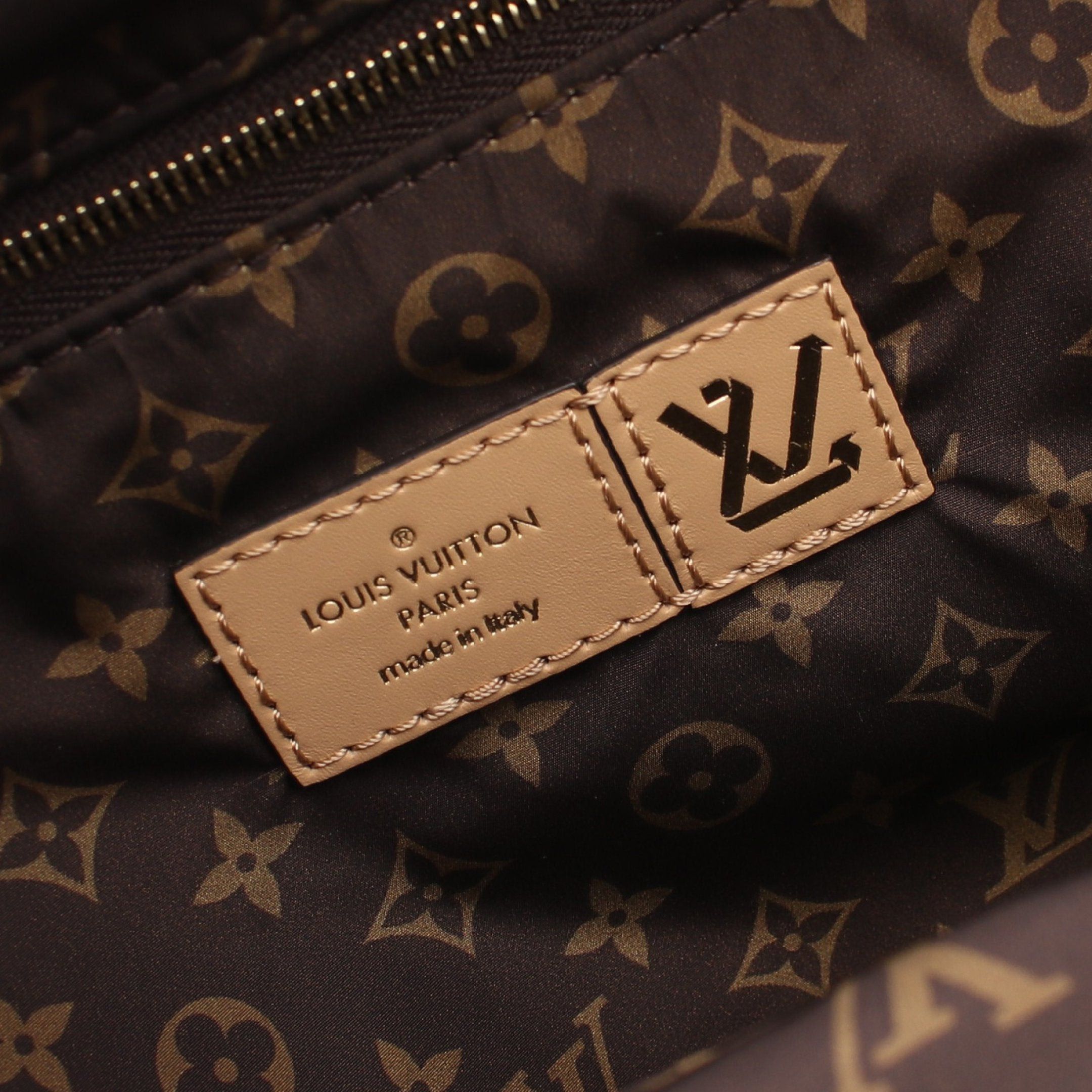 Louis Vuitton Louis Vuitton On-The-Go Gm Lv Pillow Shoulder Bag Tote Nylon Beige Brown Size ONE SIZE - 4 Thumbnail