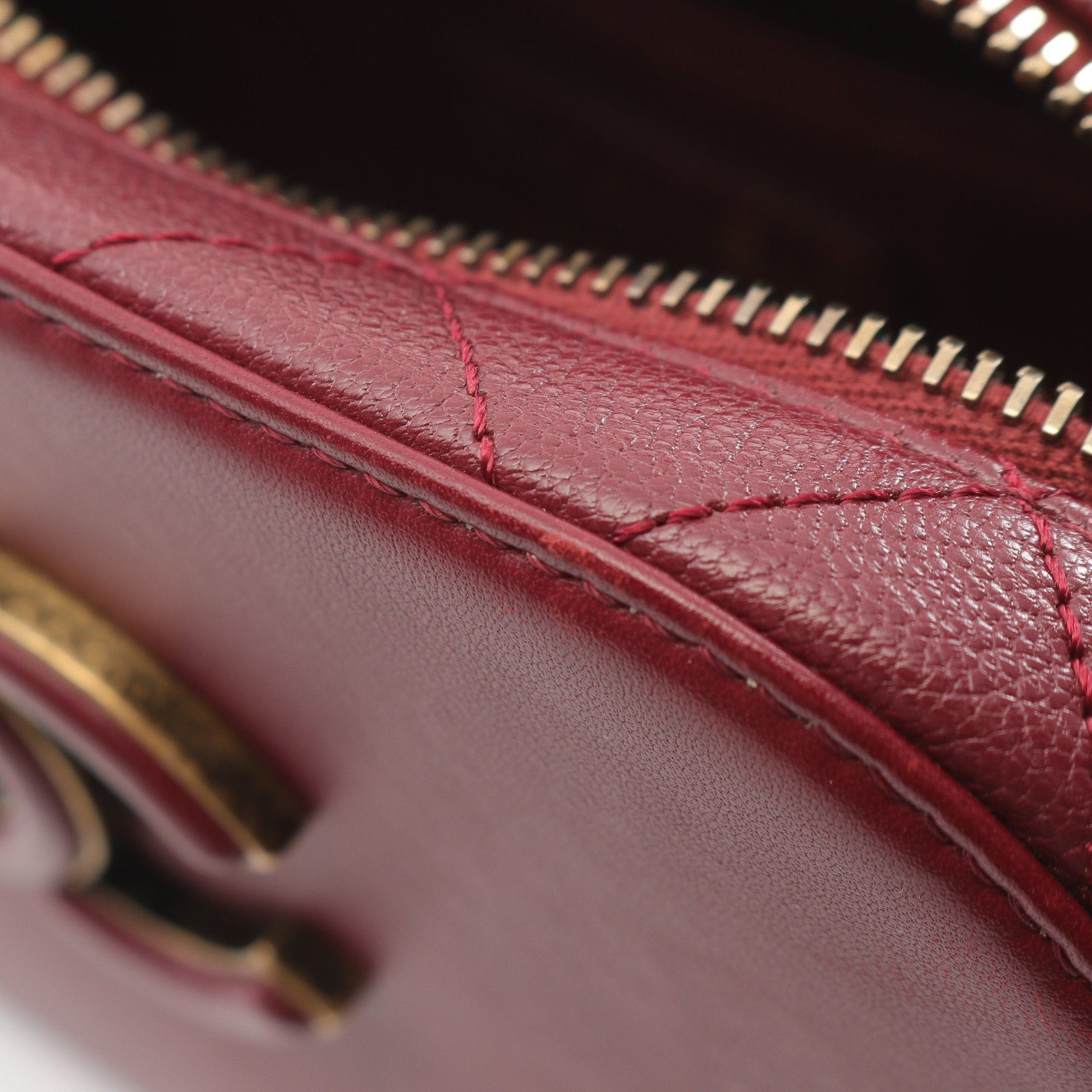 Chanel Chanel Matelasse Vanity Bag Chain Shoulder Leather Bordeaux Antique Gold Hardware Size ONE SIZE - 6 Thumbnail