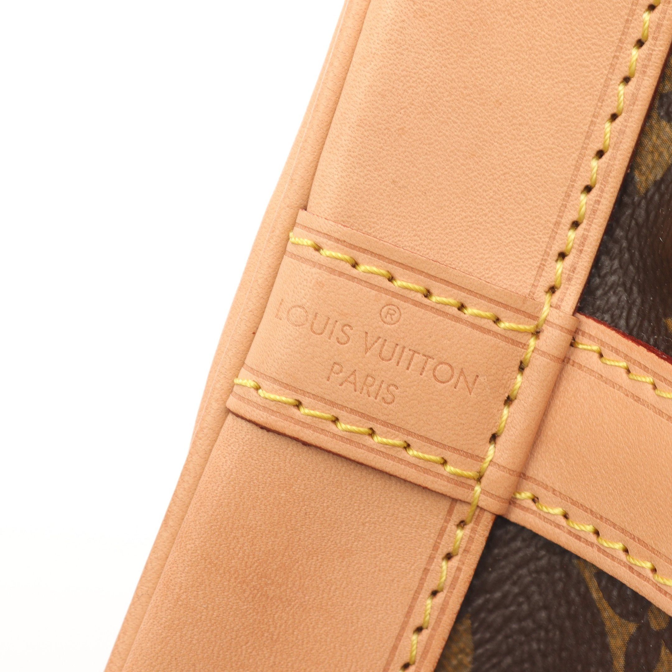 Louis Vuitton Louis Vuitton Peti Noe Monogram Shoulder Bag Leather Brown Size ONE SIZE - 4 Thumbnail