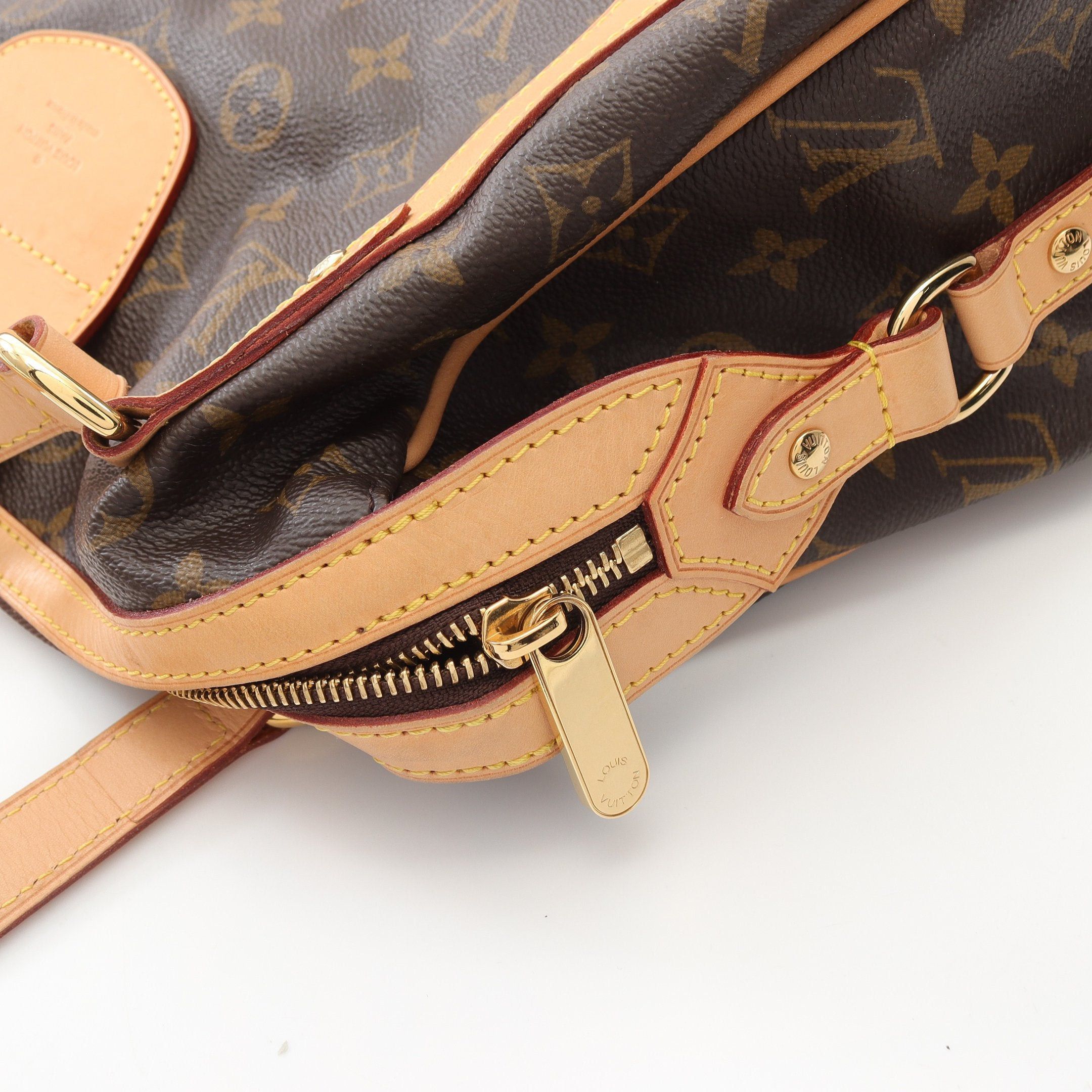 Louis Vuitton Louis Vuitton Stresa Pm Monogram Shoulder Bag Leather Brown Size ONE SIZE - 8 Thumbnail
