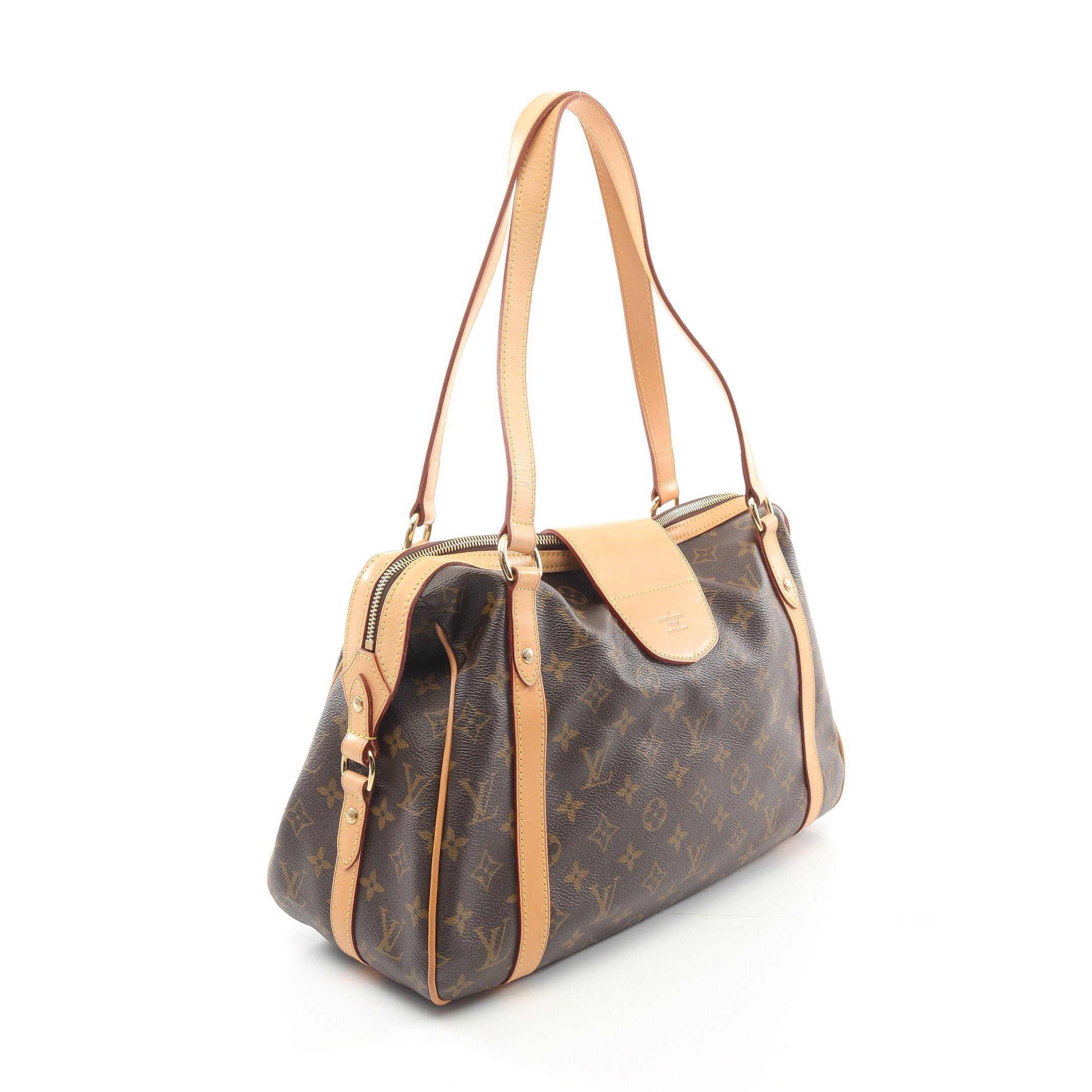 Louis Vuitton Louis Vuitton Stresa Pm Monogram Shoulder Bag Leather Brown Size ONE SIZE - 2 Thumbnail