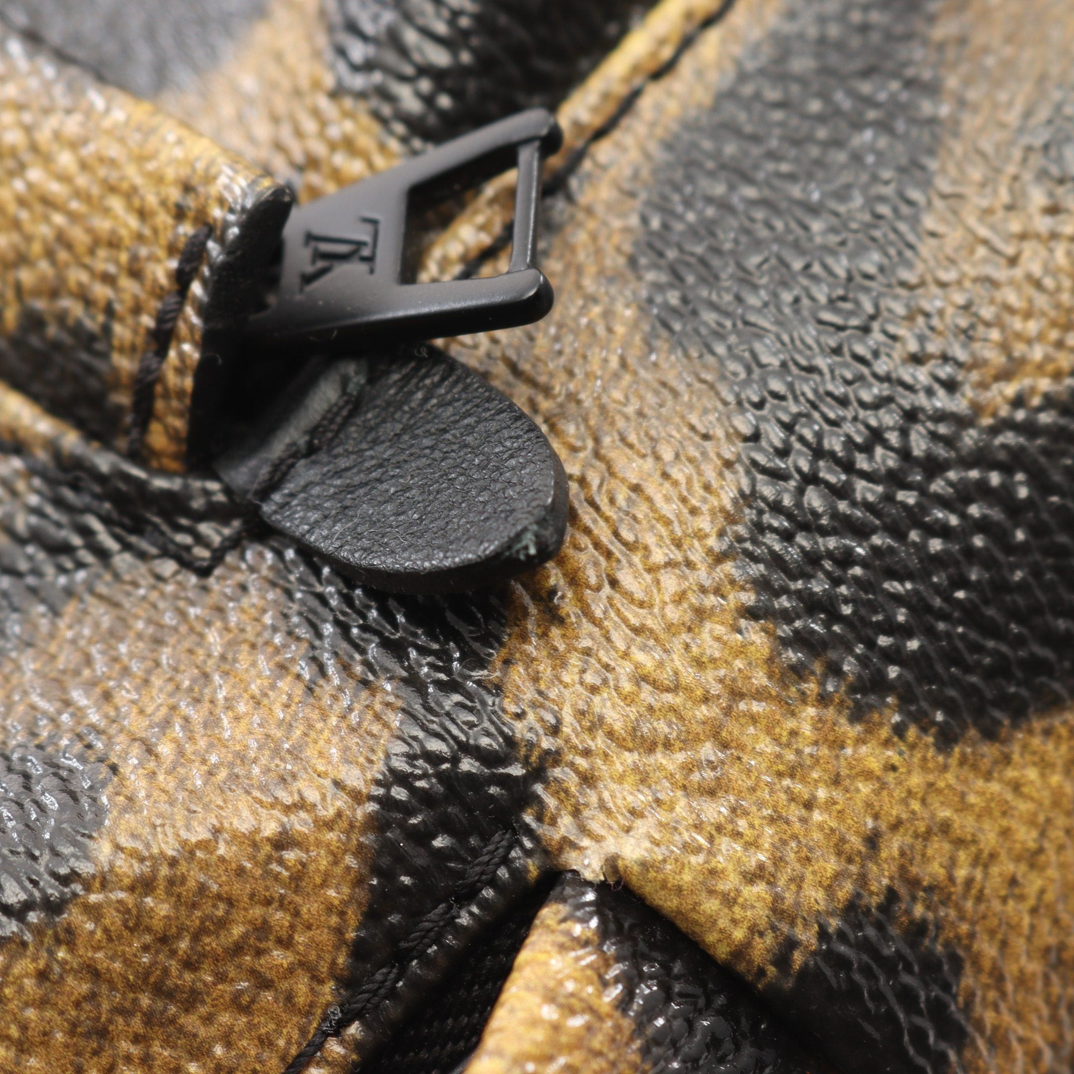 Louis Vuitton Louis Vuitton Palm Springs Pm Backpack Rucksack Leopard Leather Yellow Brown Black Size ONE SIZE - 8 Thumbnail