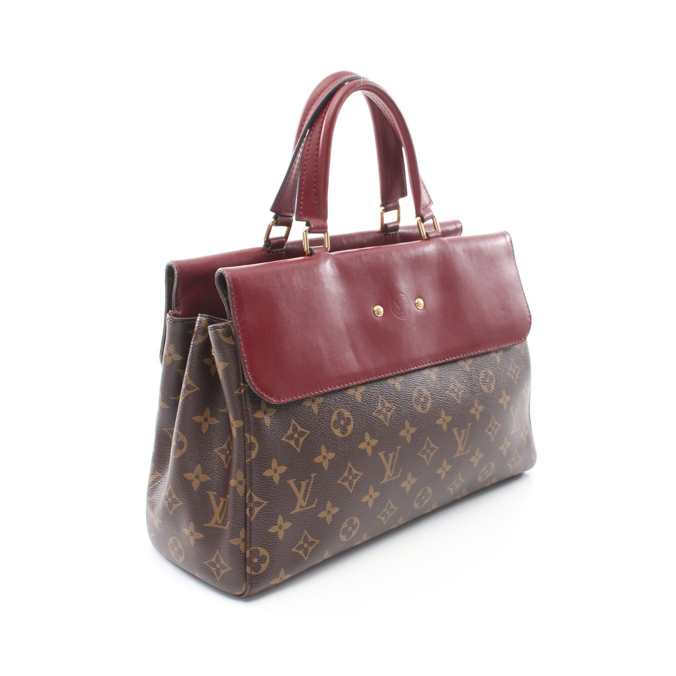 Louis Vuitton Louis Vuitton Venus Leysin Monogram Handbag Tote Bag Leather Brown Bordeaux Size ONE SIZE - 2 Thumbnail