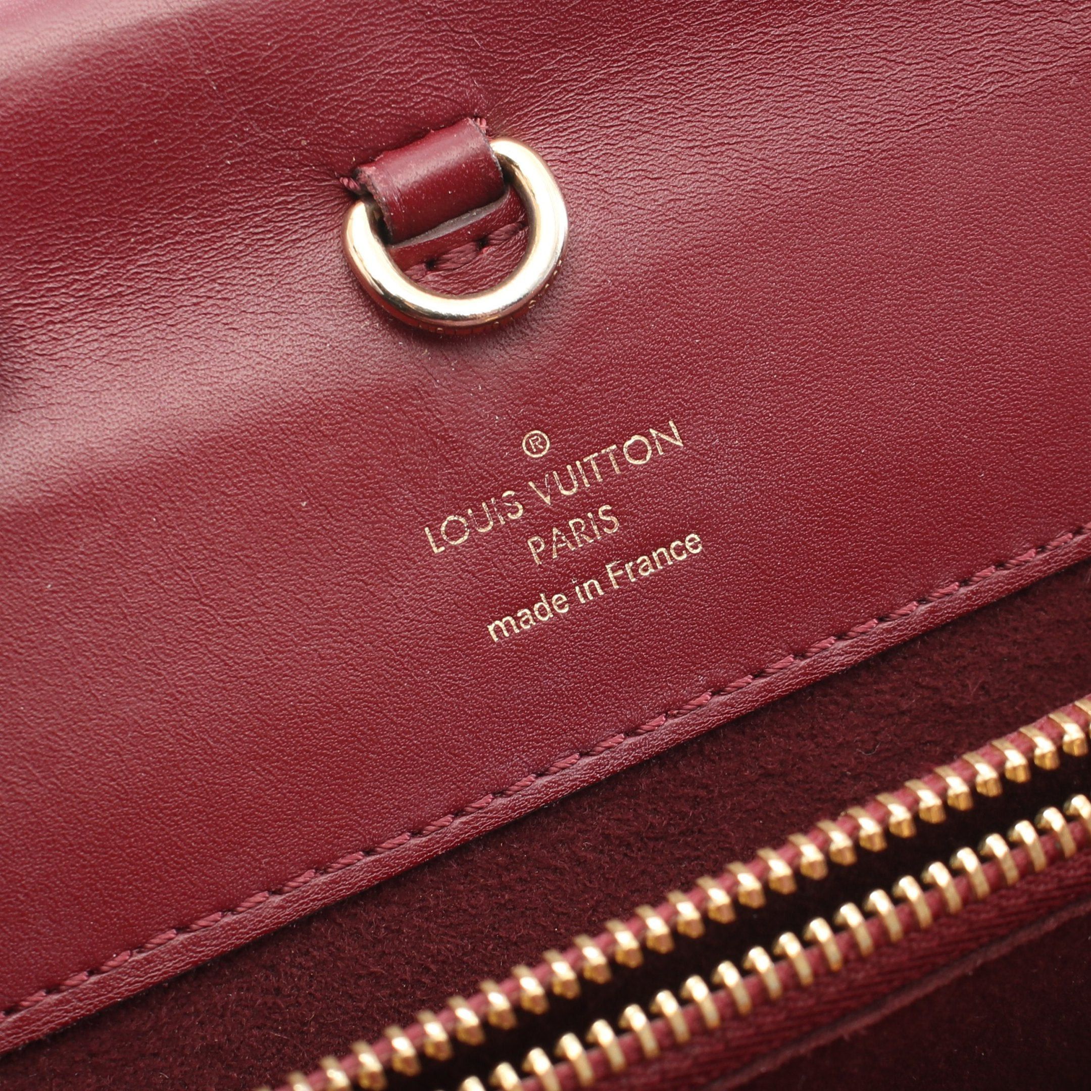 Louis Vuitton Louis Vuitton Venus Leysin Monogram Handbag Tote Bag Leather Brown Bordeaux Size ONE SIZE - 4 Thumbnail