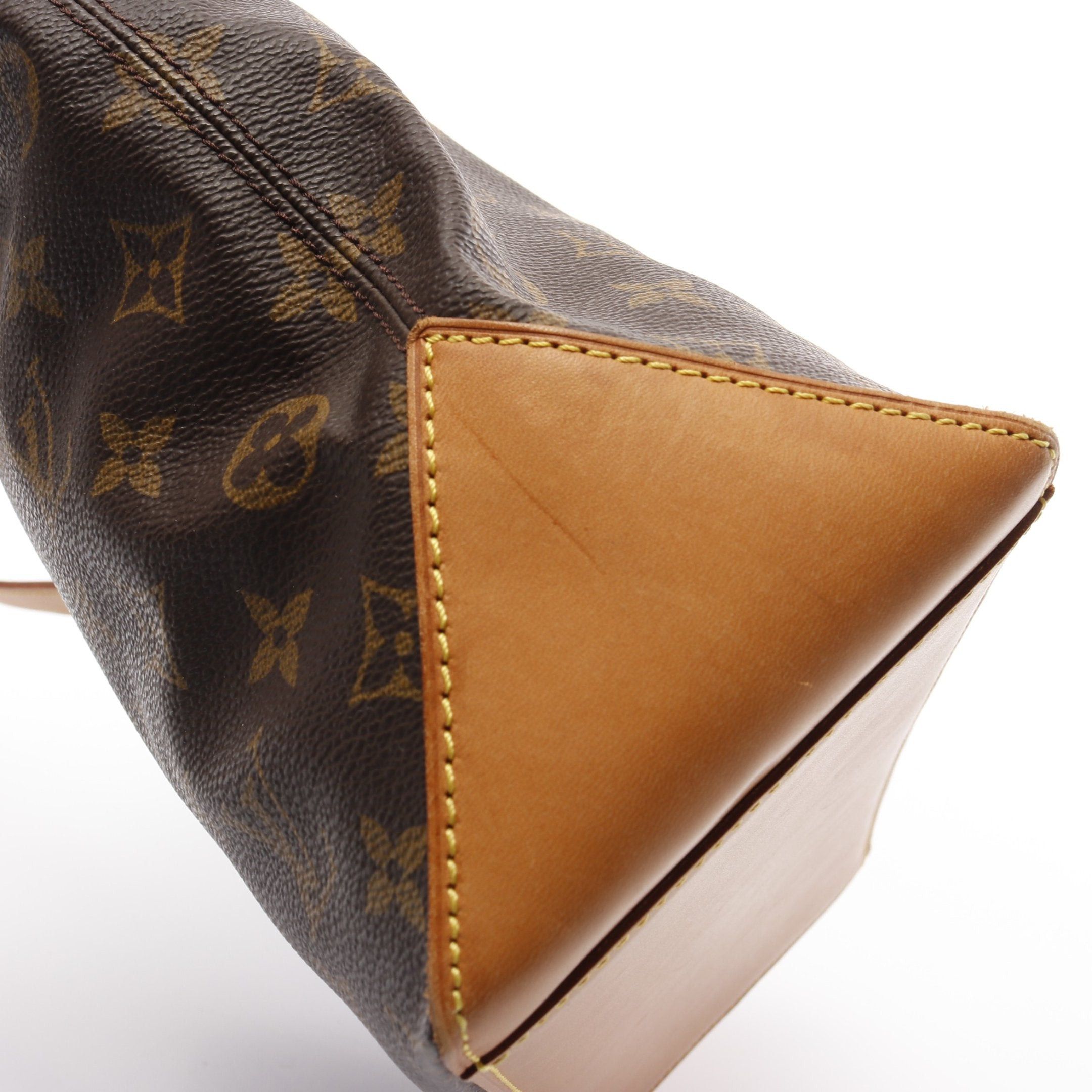 Louis Vuitton Louis Vuitton Cabas Piano Monogram Shoulder Bag Leather Brown Size ONE SIZE - 10 Thumbnail