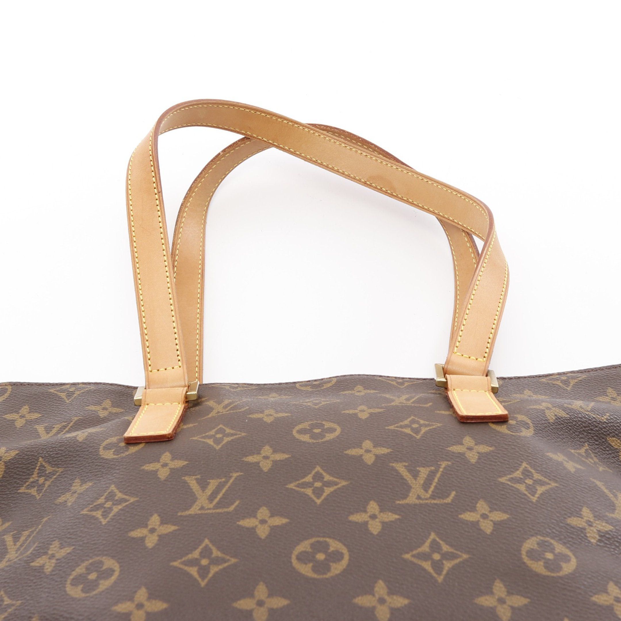 Louis Vuitton Louis Vuitton Cabas Piano Monogram Shoulder Bag Leather Brown Size ONE SIZE - 9 Thumbnail